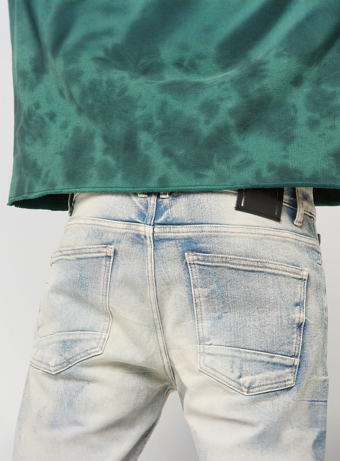Smoke Rise, Wave Effect Jeans, blue, Image 4 of 5