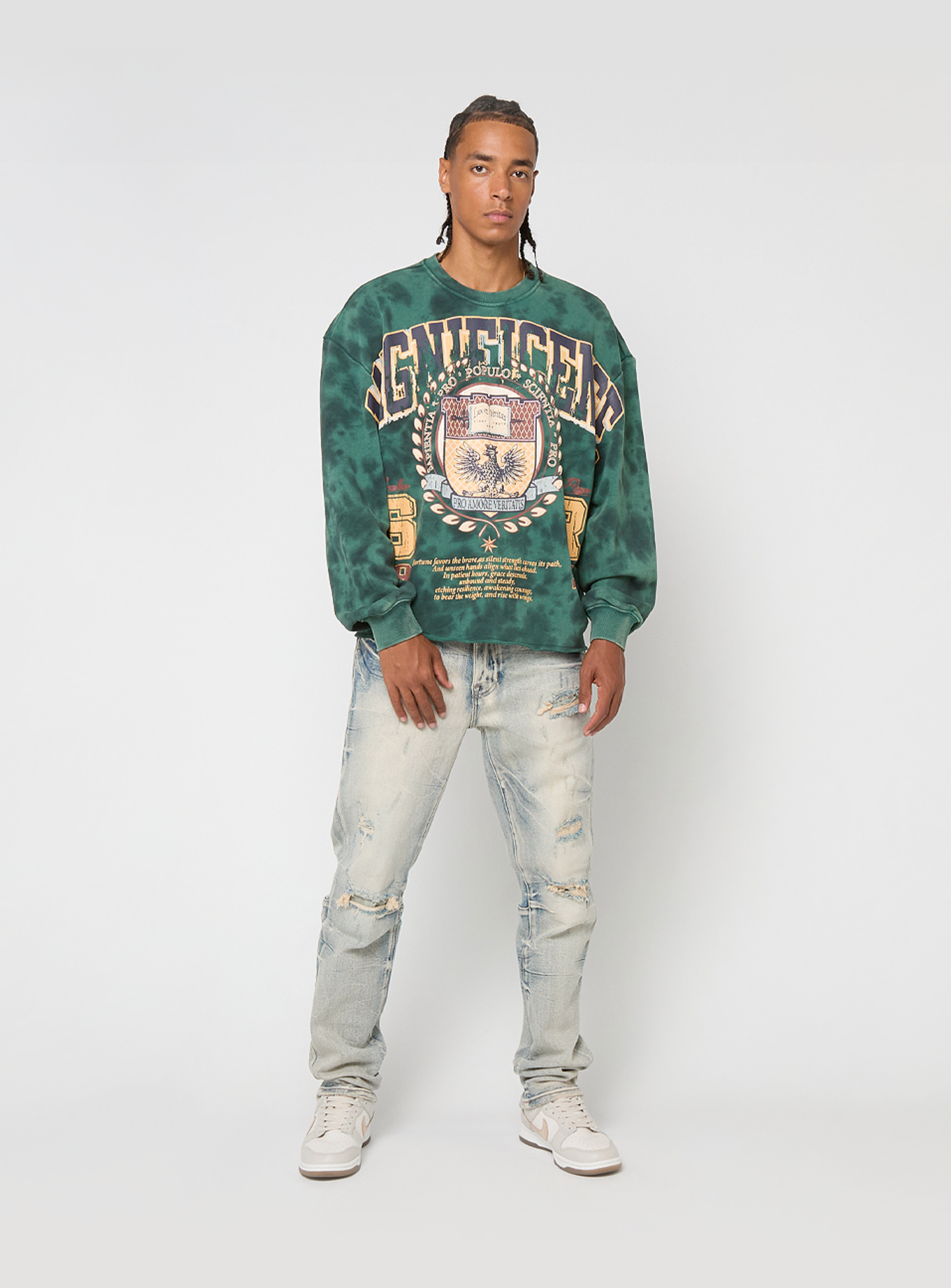 Smoke Rise, Wave Effect Jeans, blue, Image 5 of 5