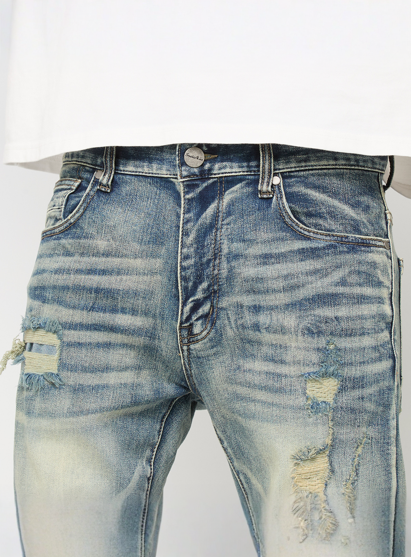 Smoke Rise, VINTAGE WASHES JEANS IMPERIAL BLUE, blue, Image 3 of 6