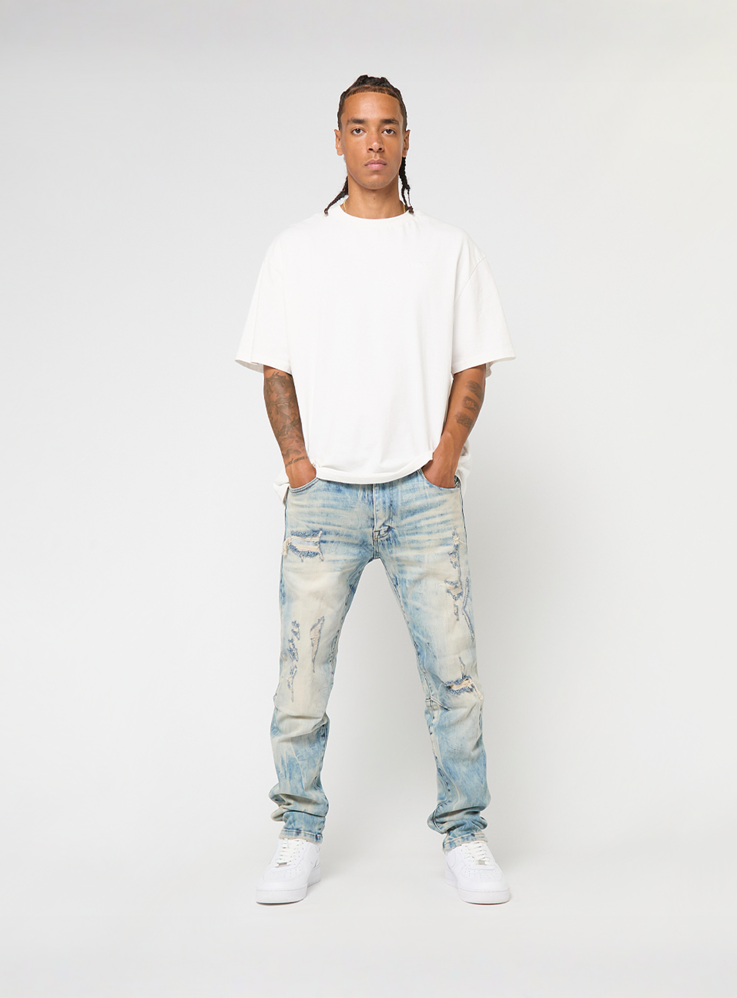 Smoke Rise, VINTAGE WASHES JEANS IMPERIAL BLUE, blue, Image 6 of 6