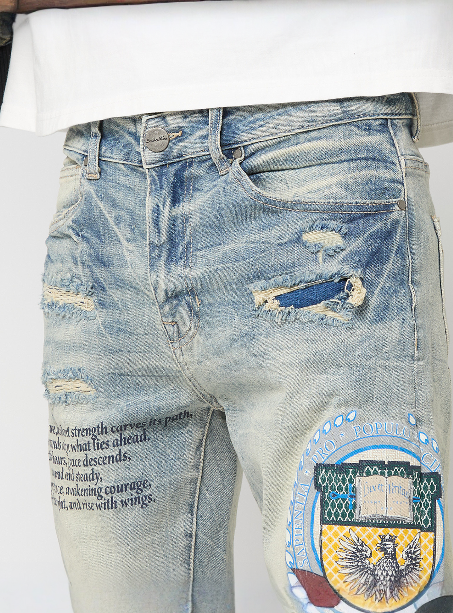 Smoke Rise, MAGNIFICENCE JEANS MECHANICAL BLUE, blue, Image 3 of 6