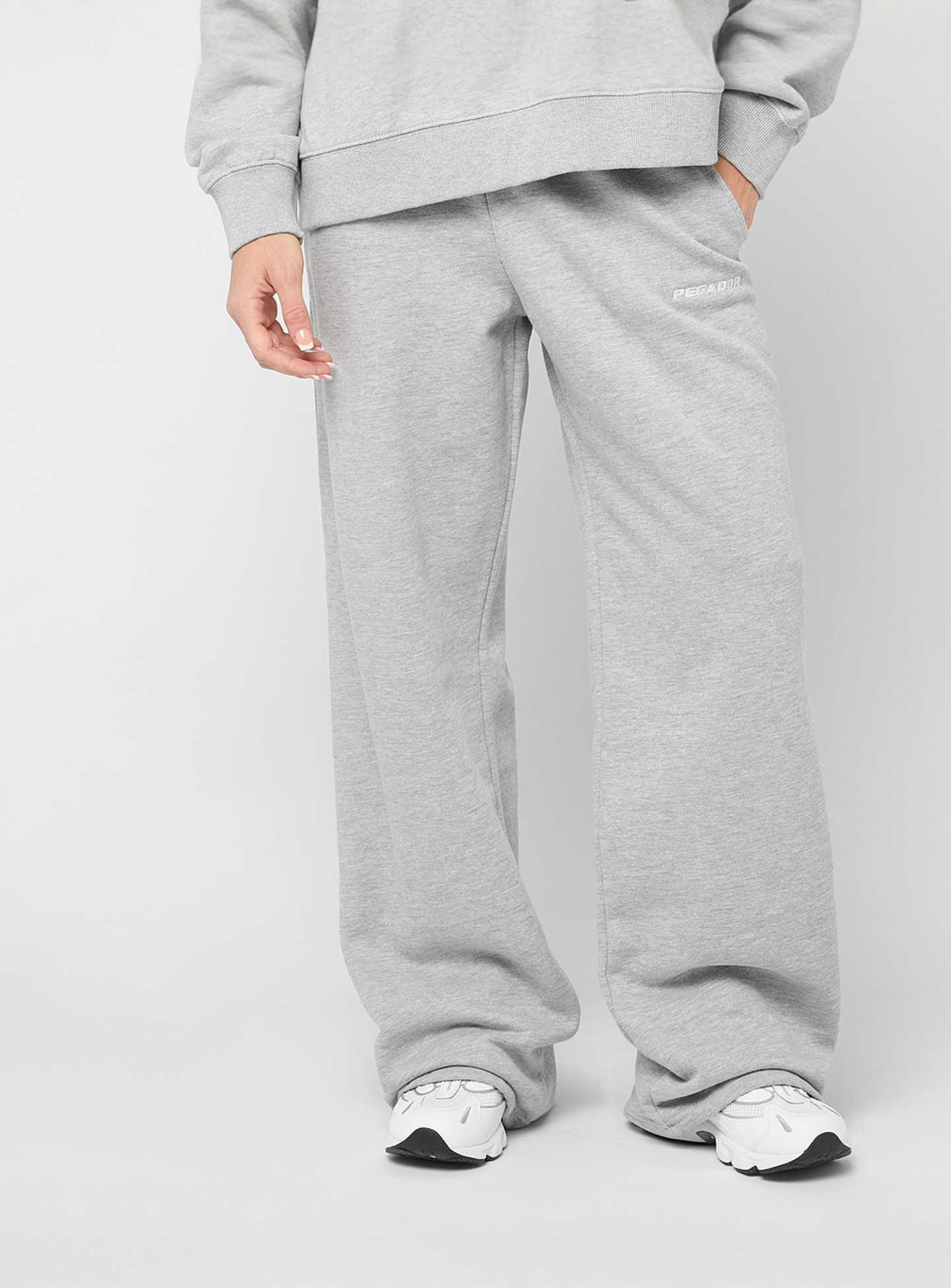 Pegador, Anni Wide Sweat Pants, grey, Image 1 of 4