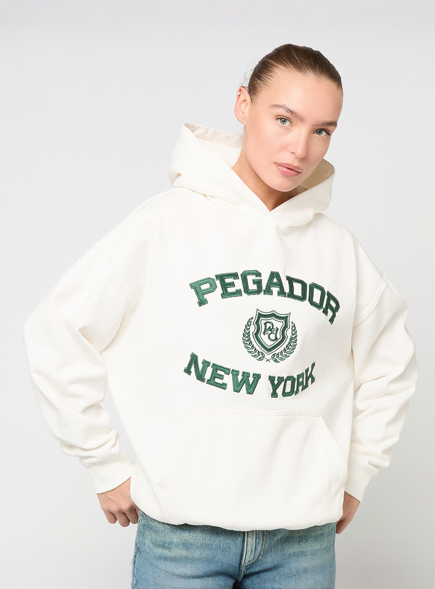 Pegador, Frieda Oversized Hoodie, beige, Image 1 of 4
