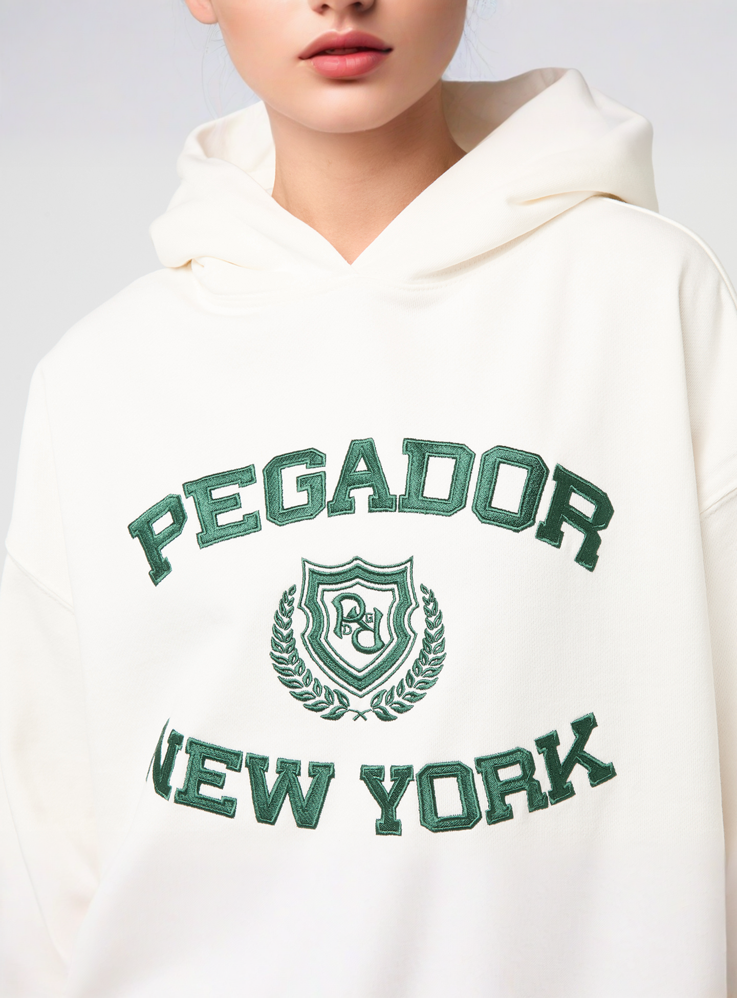 Pegador, Frieda Oversized Hoodie, beige, Image 3 of 4