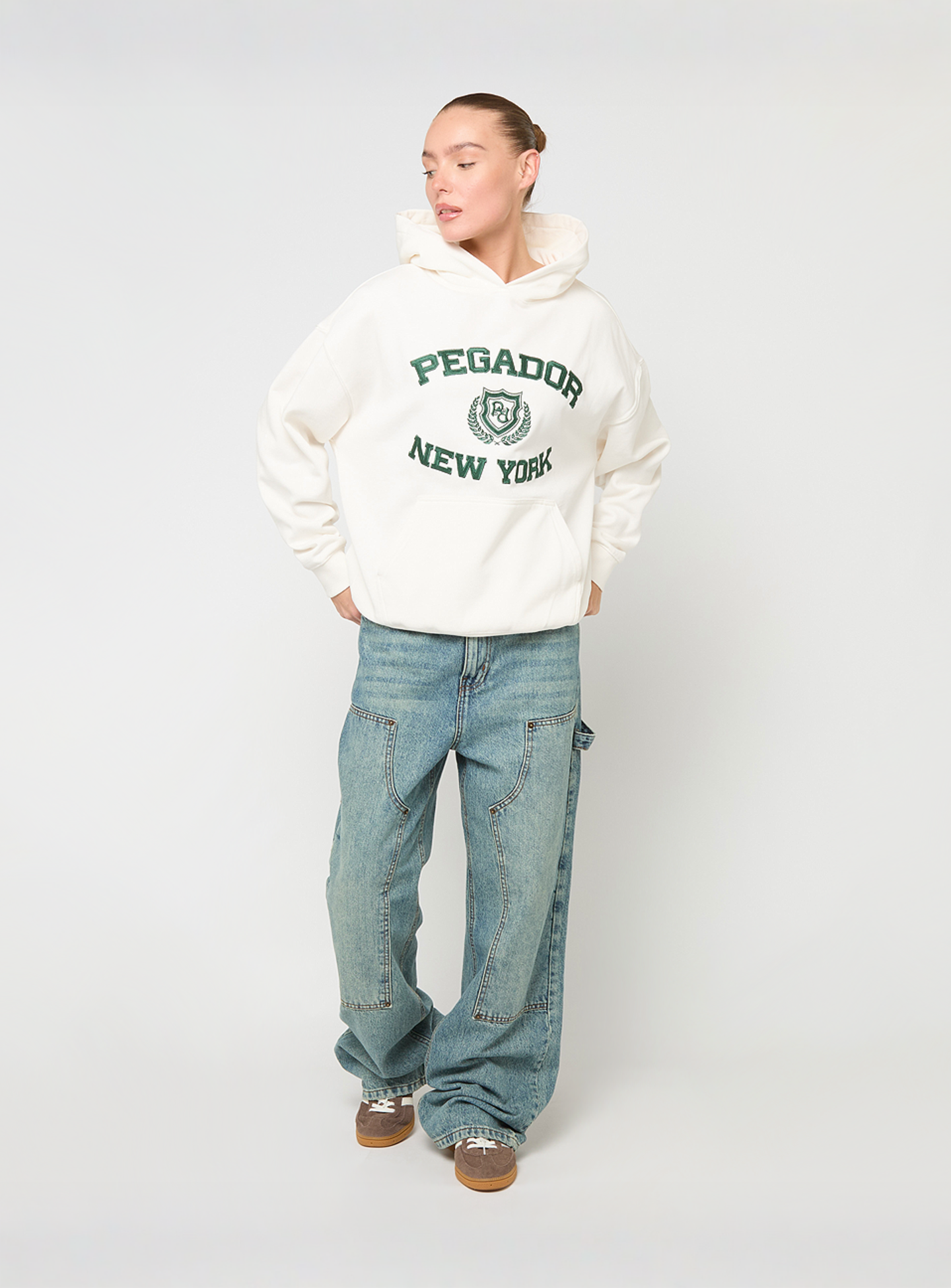 Pegador, Frieda Oversized Hoodie, beige, Image 4 of 4