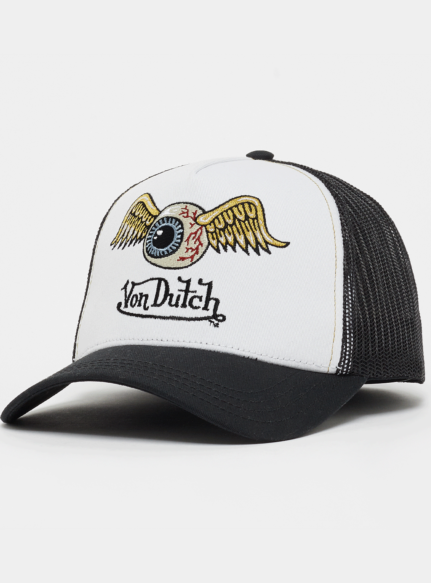Von Dutch Originals, Trucker Flying Eyeball, white, Image 1 of 4