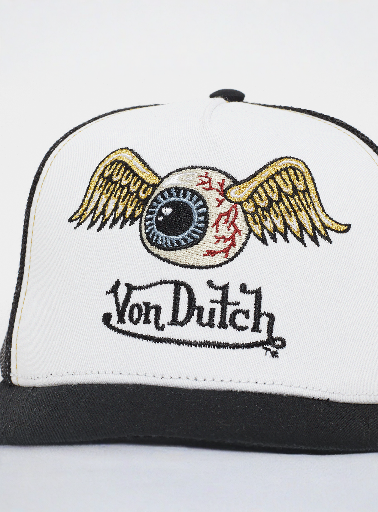 Von Dutch Originals, Trucker Flying Eyeball, white, Image 4 of 4