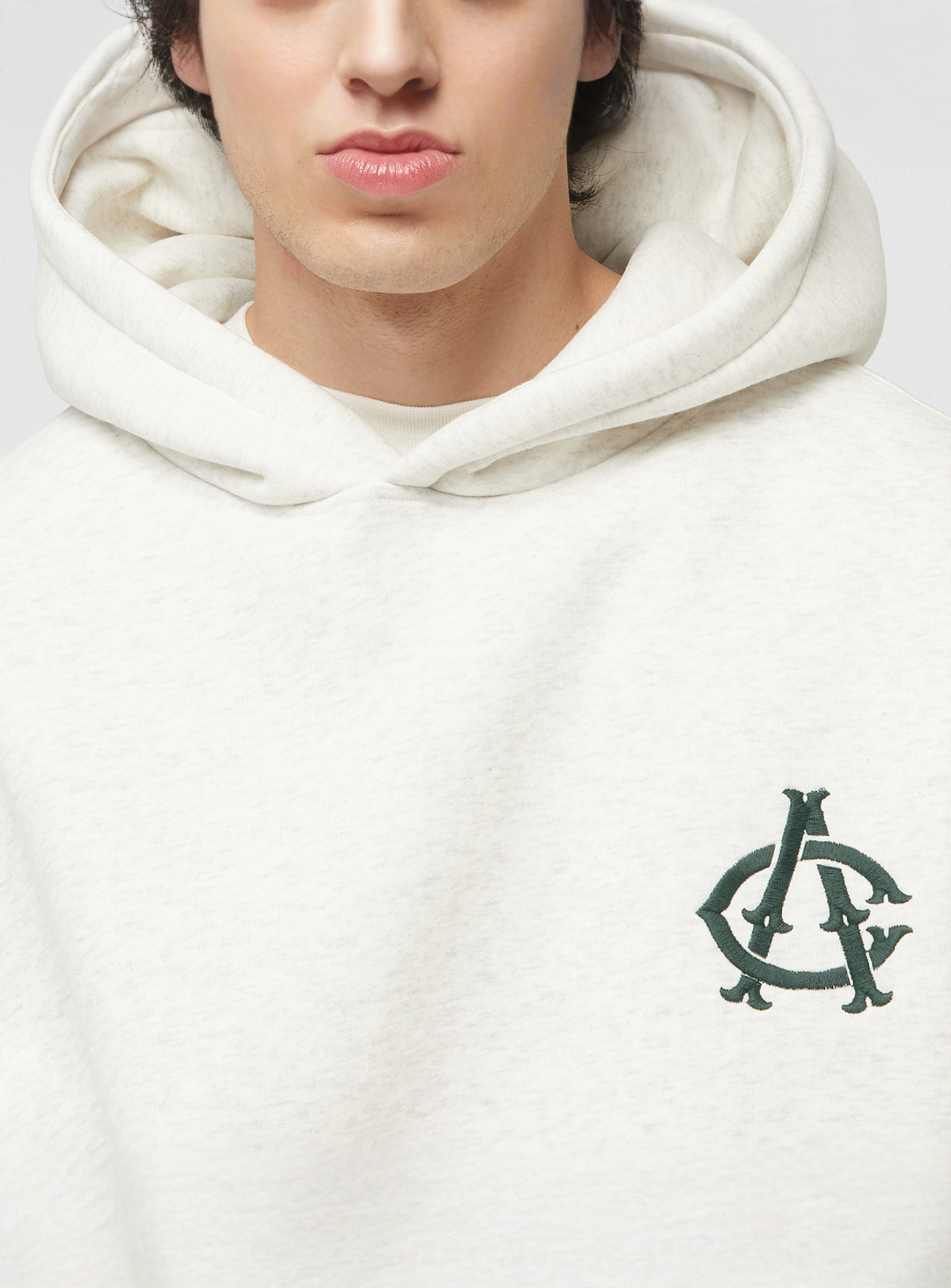 Another Cotton Lab, Courtside Hoodie, beige, Image 3 of 6