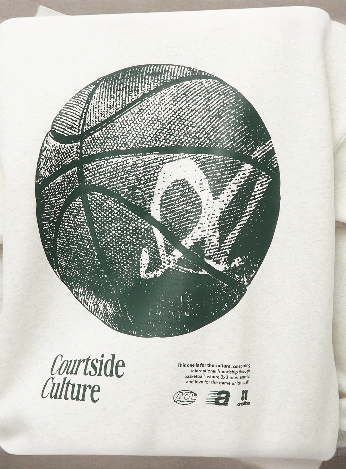Another Cotton Lab, Courtside Hoodie, beige, Image 5 of 6