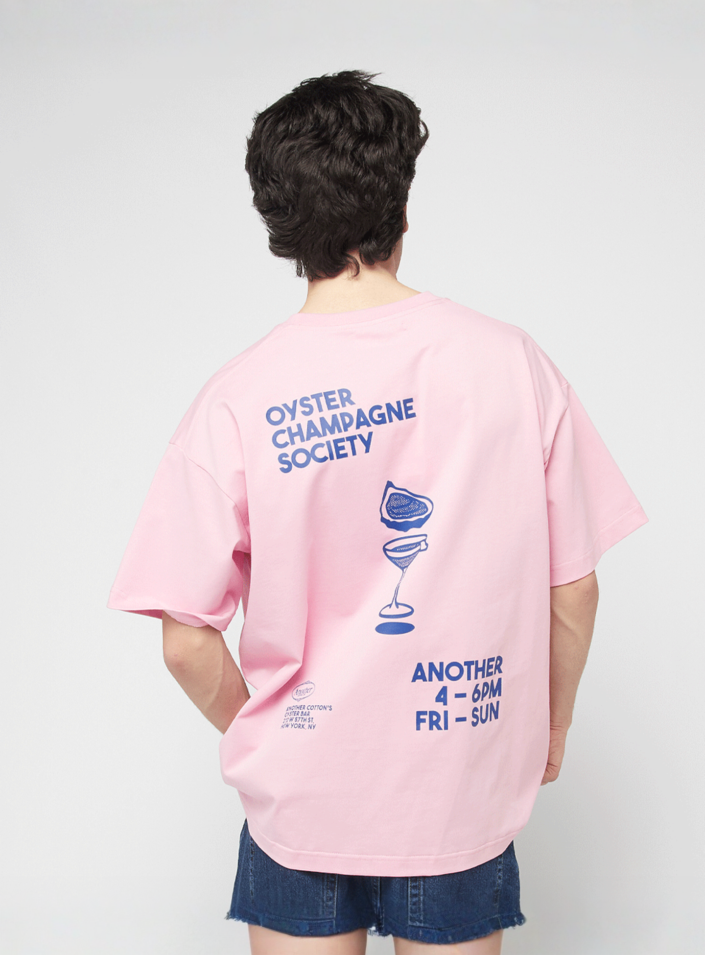 Another Cotton Lab, Oyster and Champange T-Shirt, light pink, Image 1 of 5