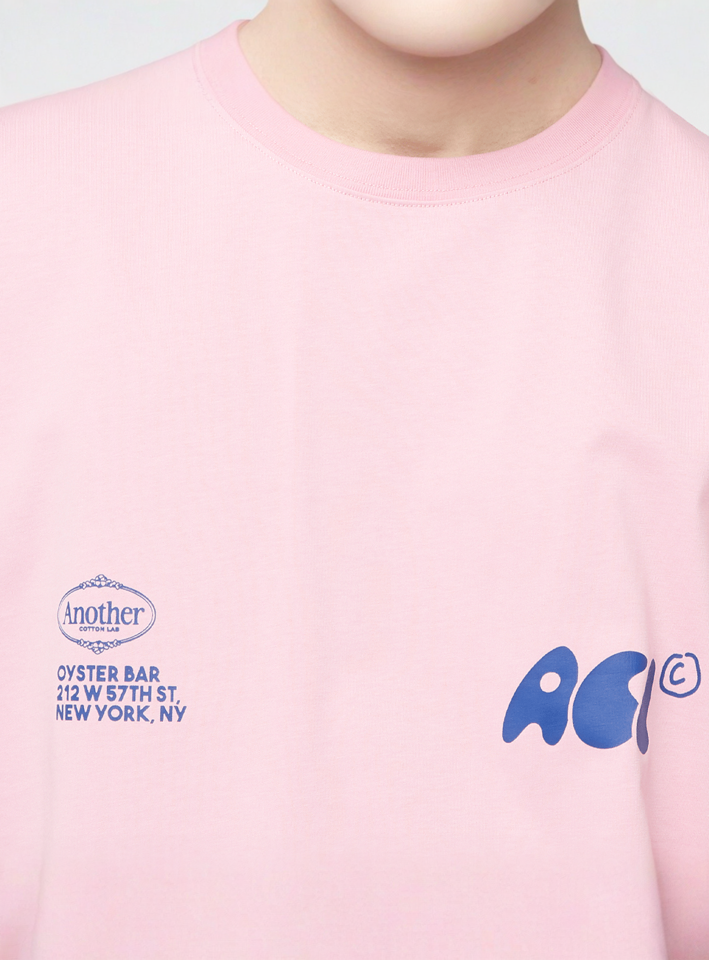 Another Cotton Lab, Oyster and Champange T-Shirt, light pink, Image 3 of 5