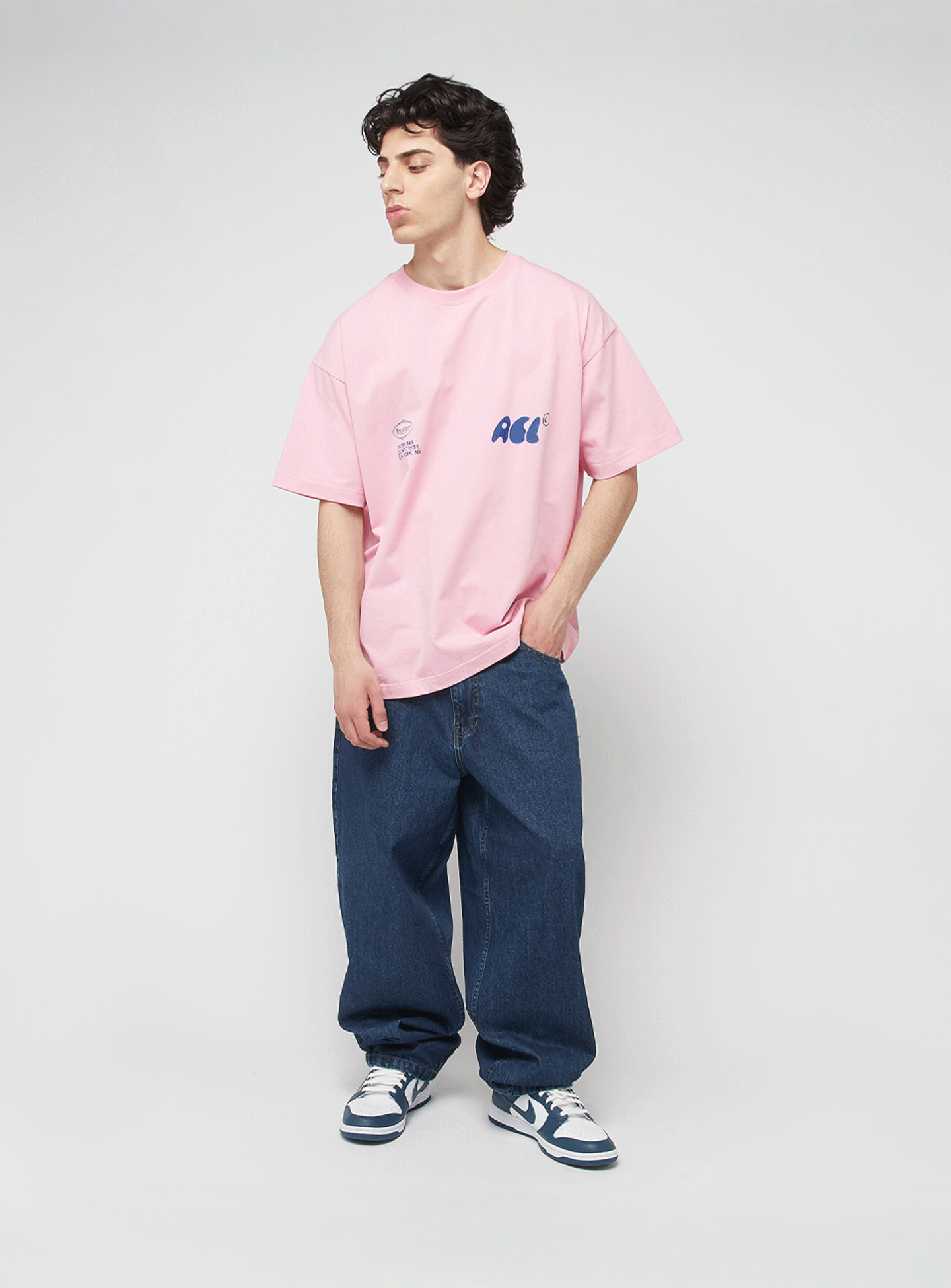 Another Cotton Lab, Oyster and Champange T-Shirt, light pink, Image 5 of 5