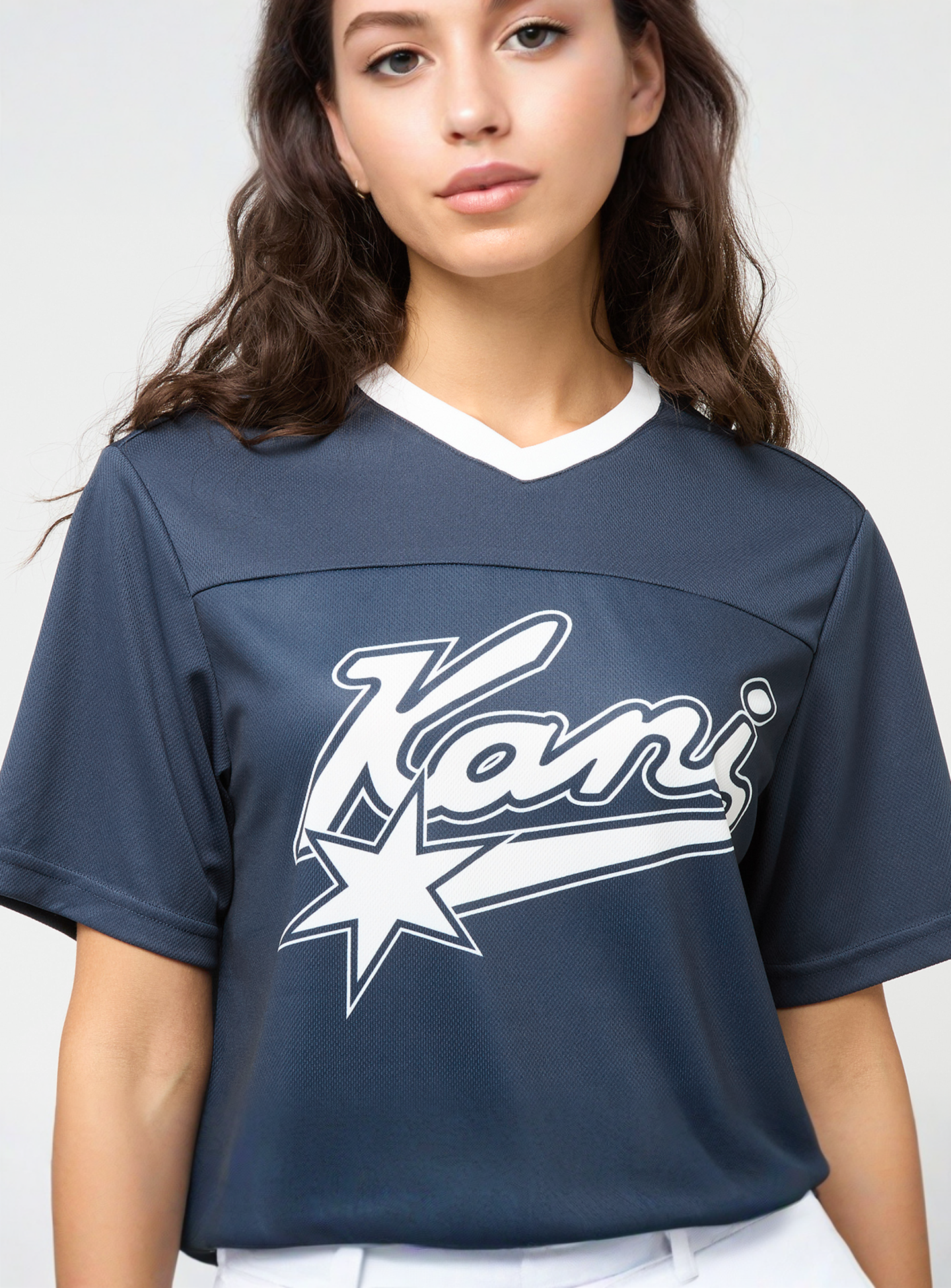 Karl Kani, Varsity Star Mesh Jersey, blue, Image 3 of 4
