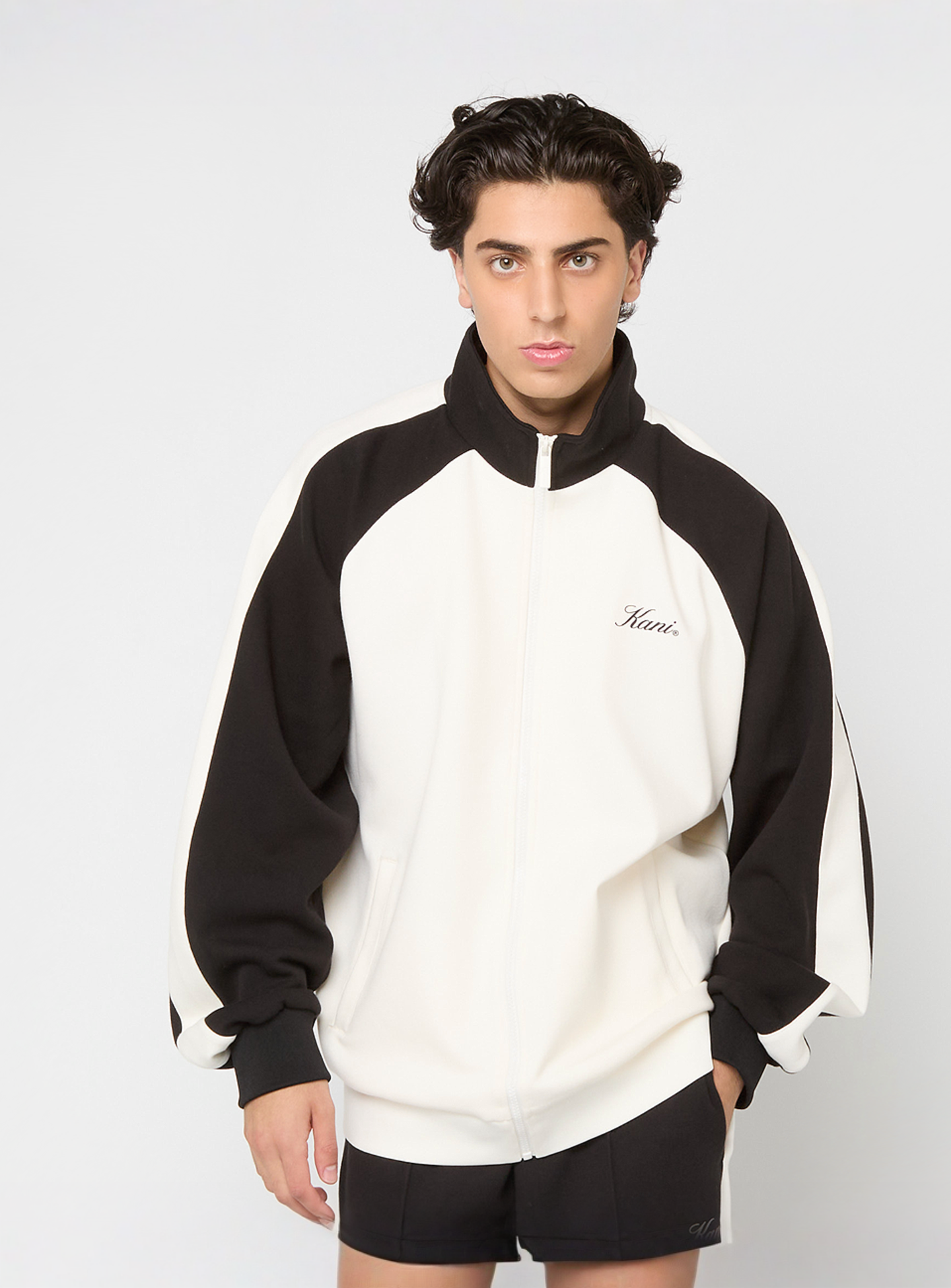 Karl Kani, Sidestripe Trackjacket, black, Image 1 of 6