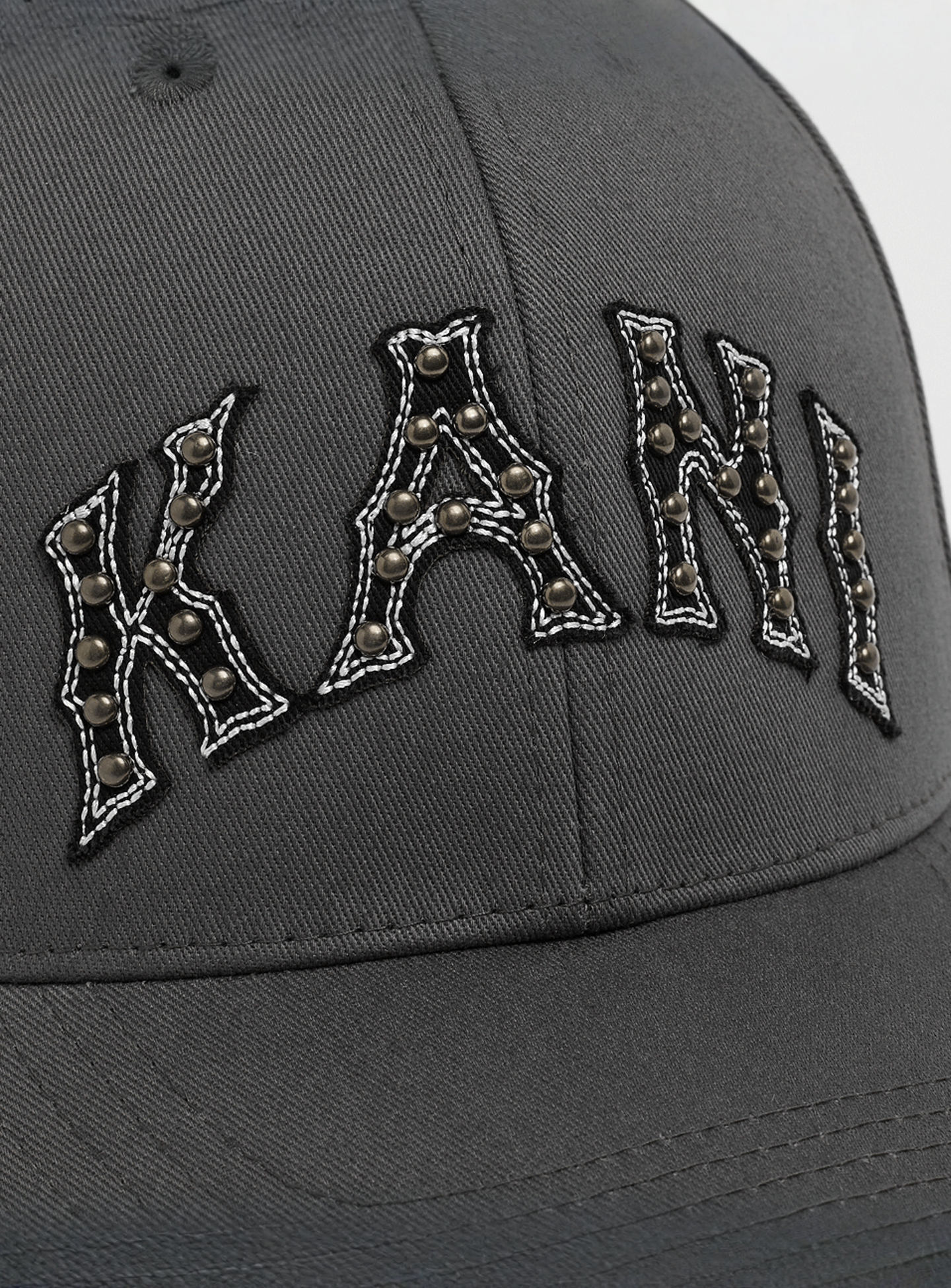 Karl Kani, Looplabel Baseball Cap, grey, Image 4 of 4