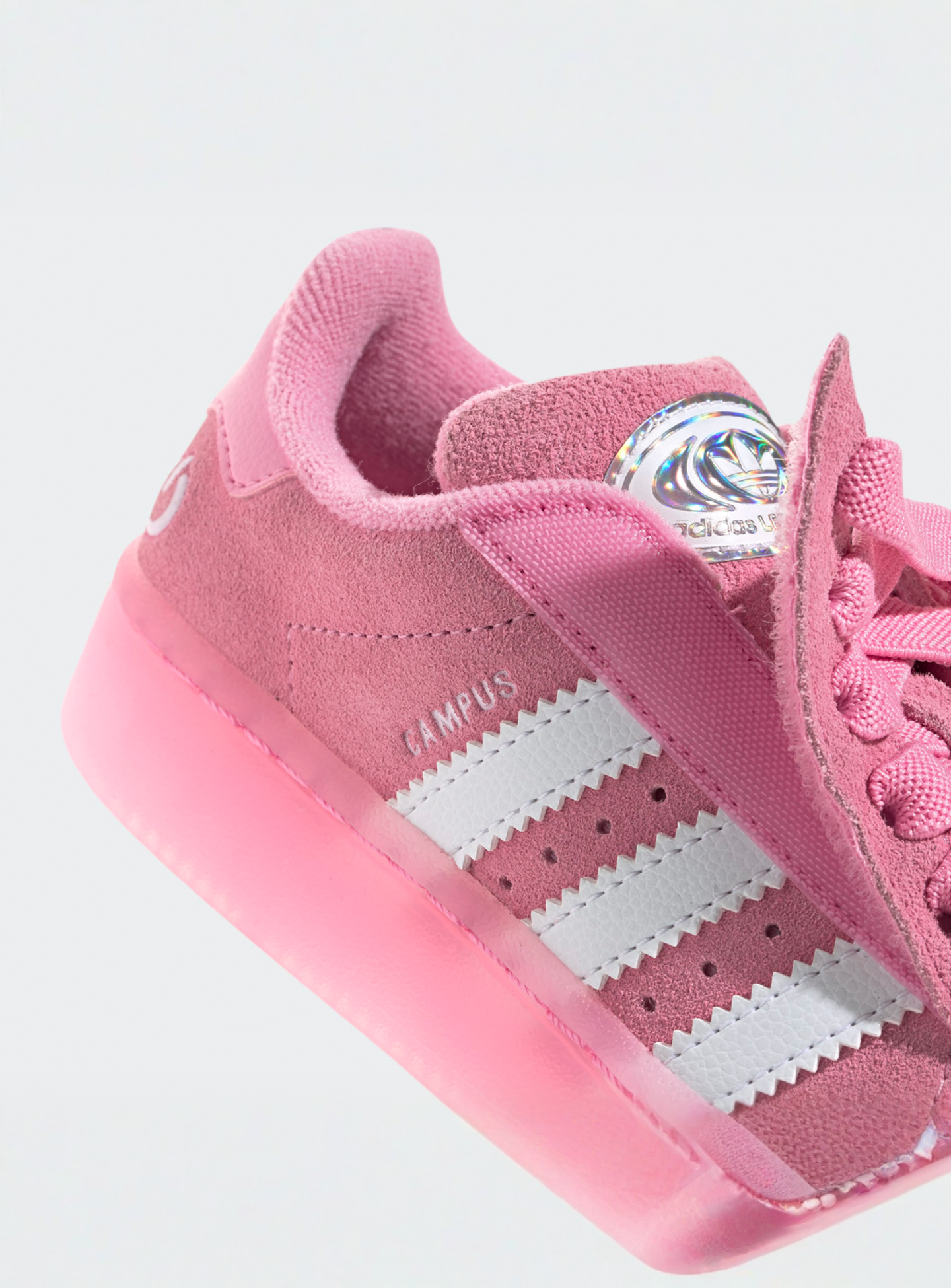 adidas Originals, Campus 00s LED Lights Comfort Closure Elastic Lace (PS), light pink, Image 8 of 9