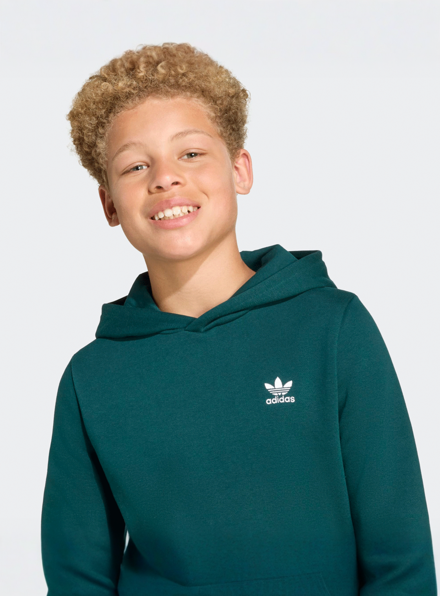 adidas Originals, Hoodie, green, Image 3 of 5