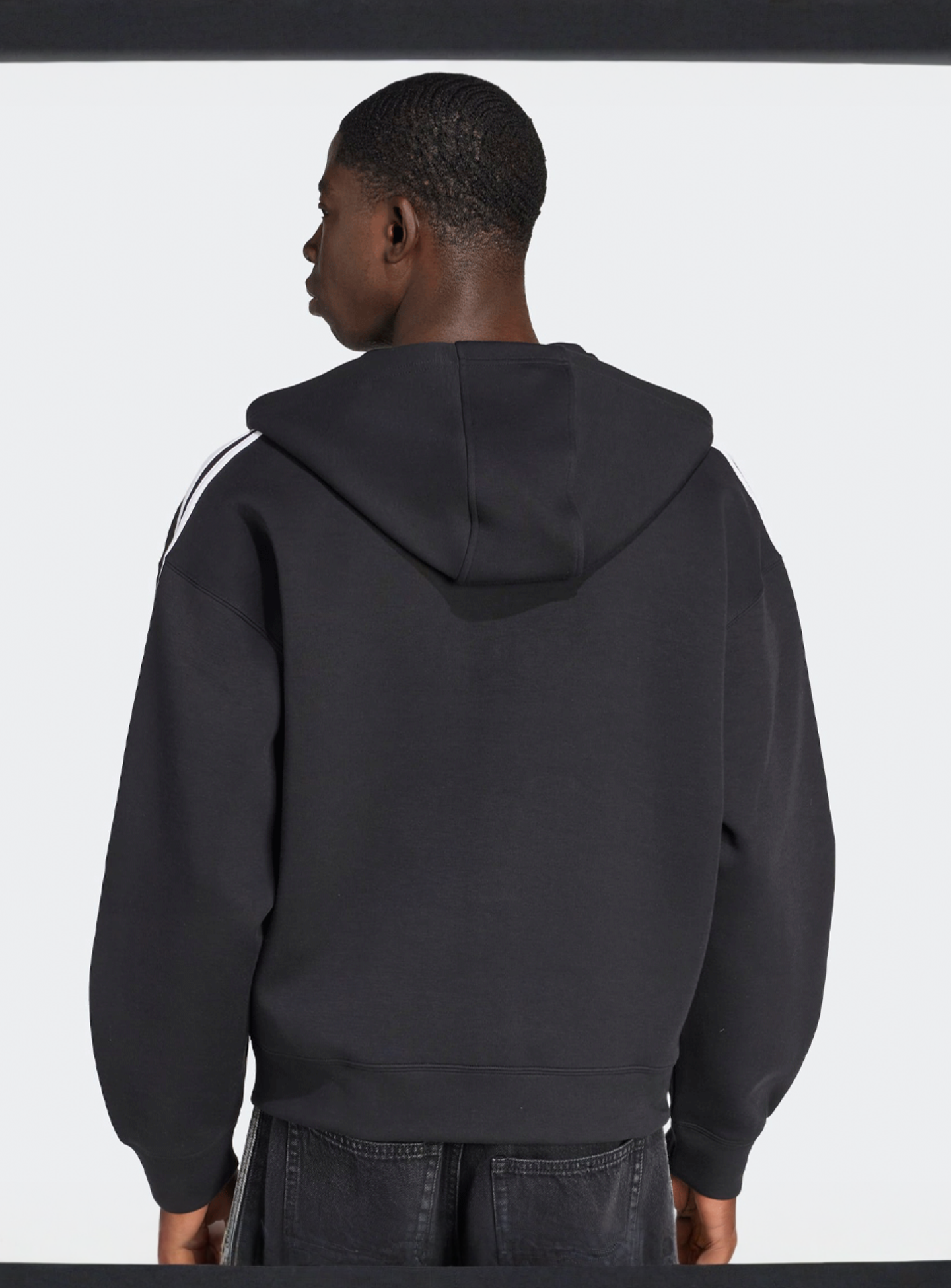 adidas Originals, Spacer Hoodie, black, Image 2 of 5