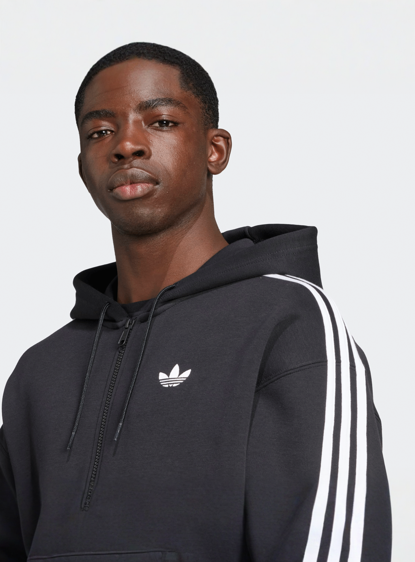 adidas Originals, Spacer Hoodie, black, Image 4 of 5