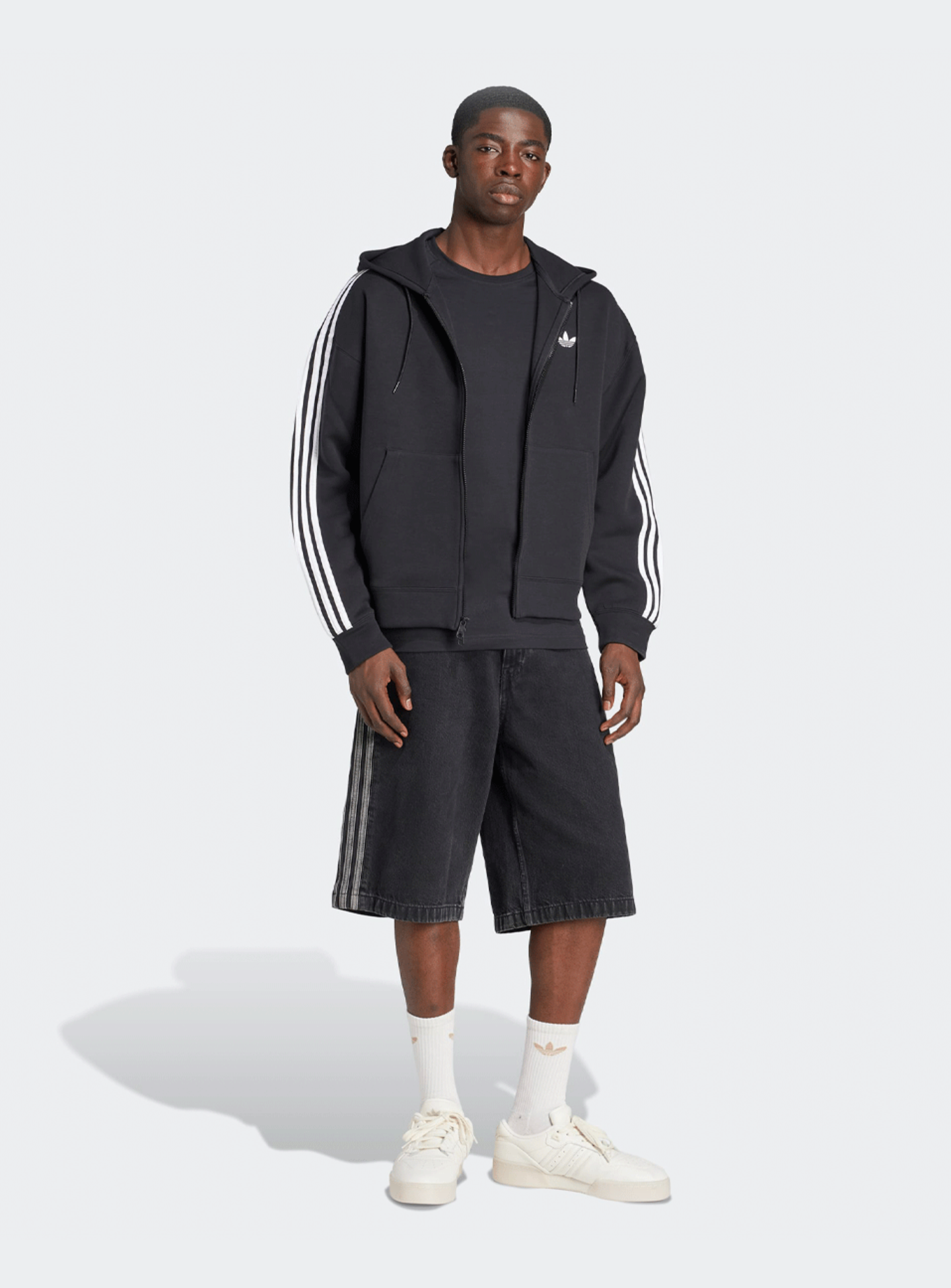 adidas Originals, Spacer Hoodie, black, Image 5 of 5