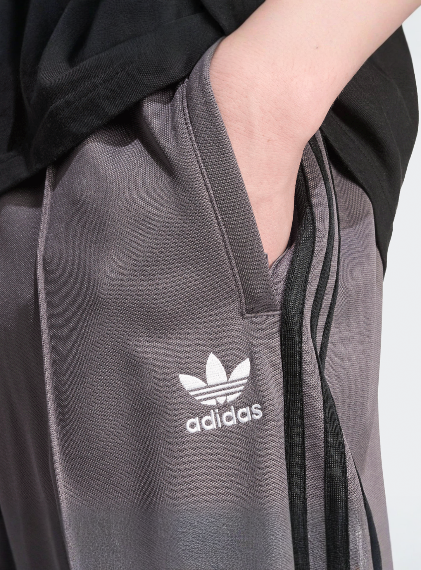 adidas Originals, Baggy Track Pant, grey, Image 3 of 5