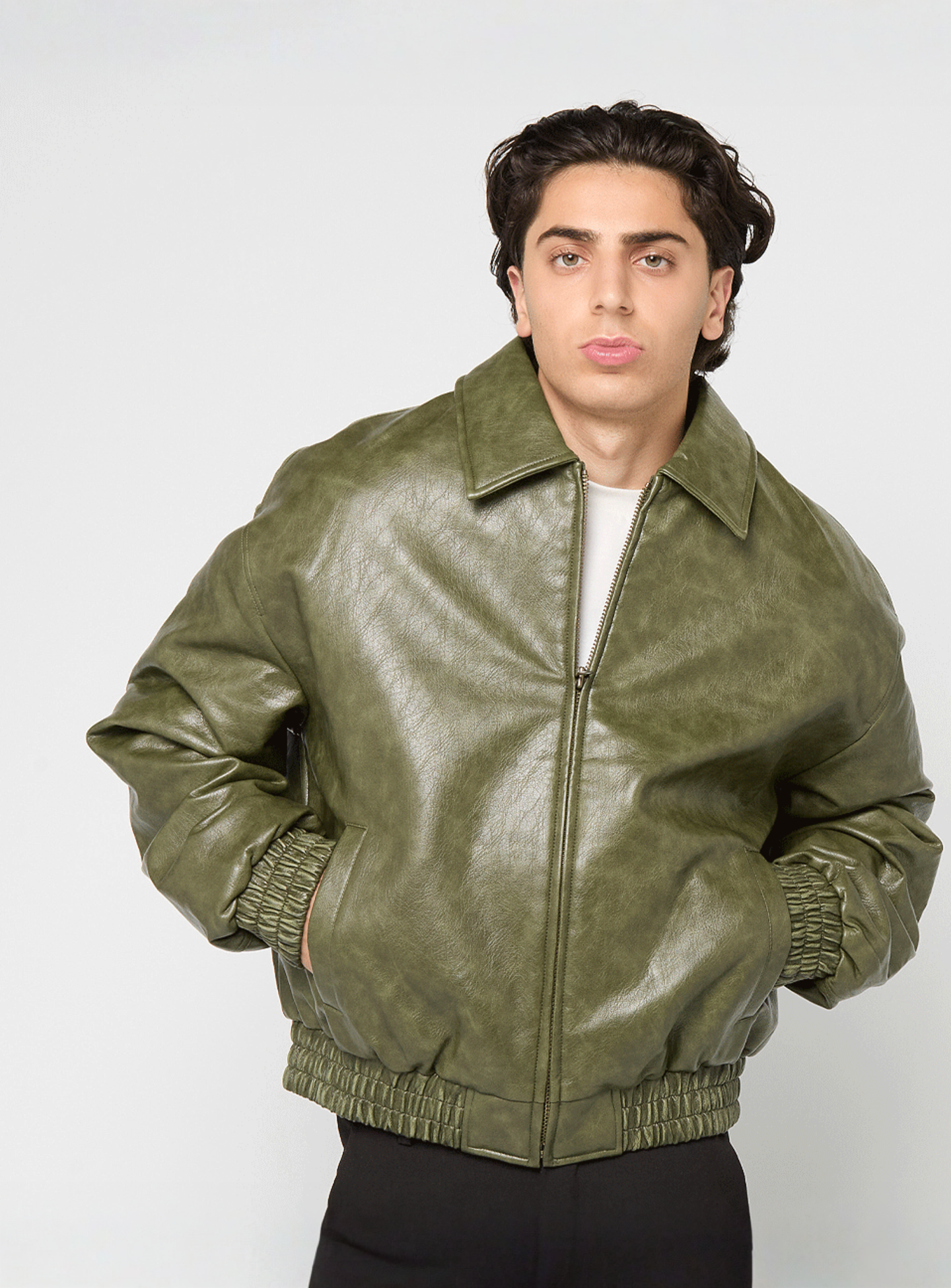 Prohibited, Bloom Bomber Jacket Green, green, Image 1 of 5