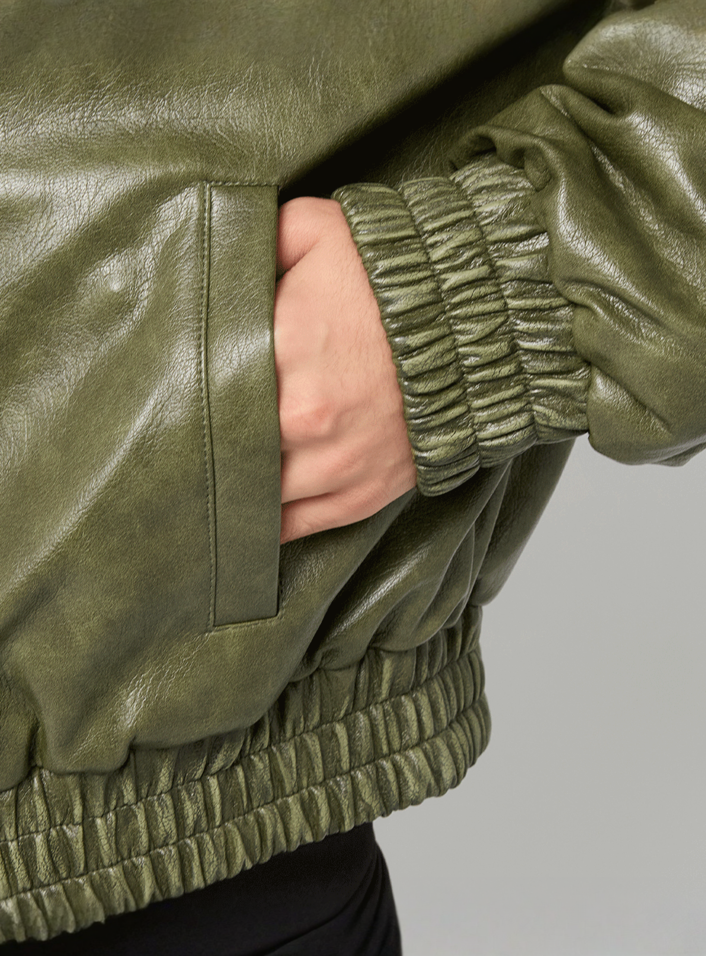 Prohibited, Bloom Bomber Jacket Green, green, Image 3 of 5