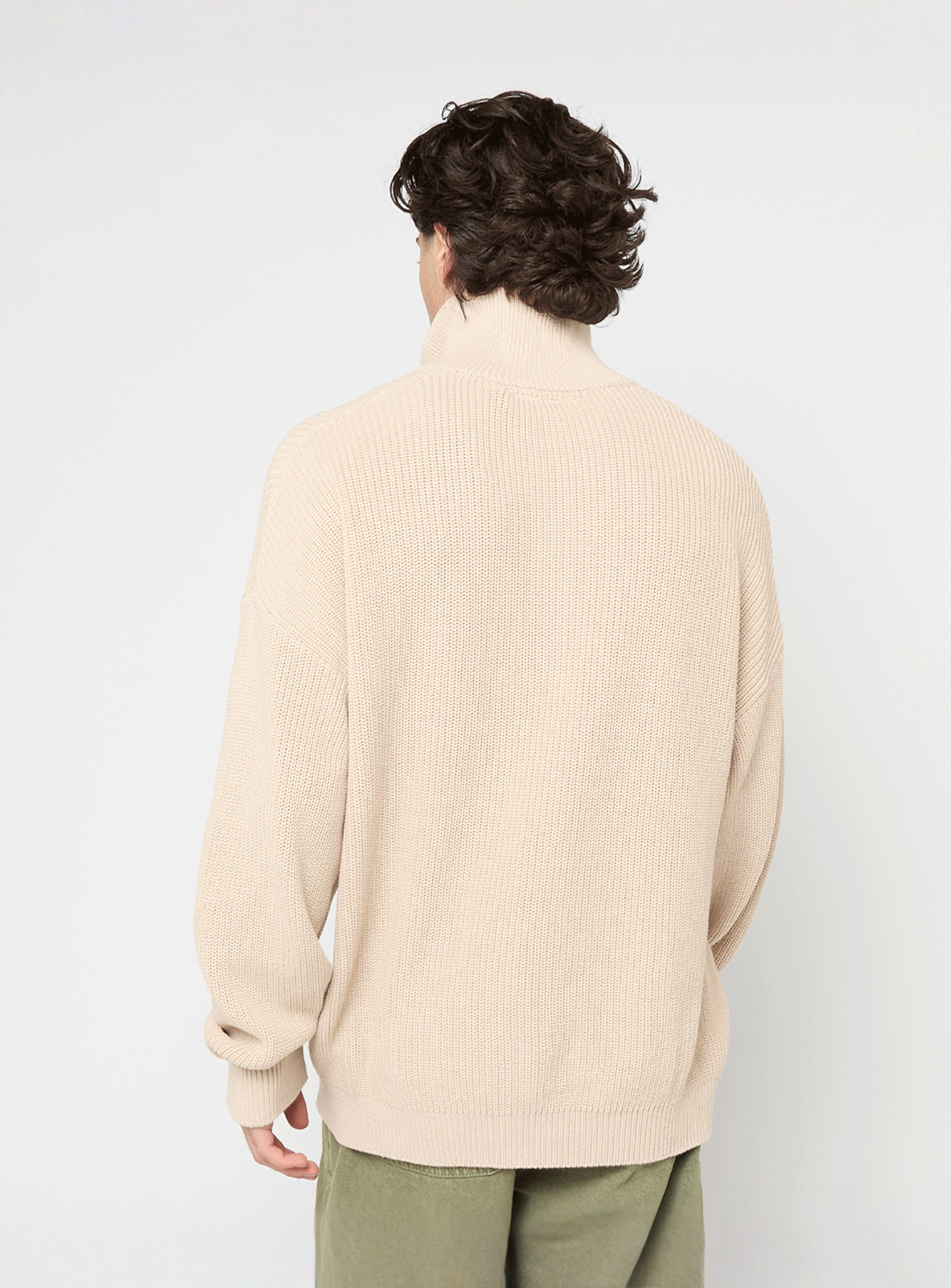 Prohibited, Scout Knit Half-Zip, beige, Image 2 of 5