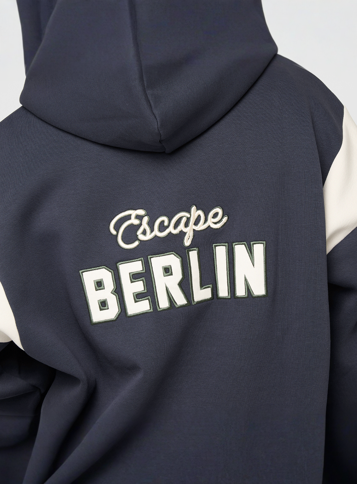Prohibited, Cup Zip-Hoodie Dark Grey, blue, Image 6 of 7