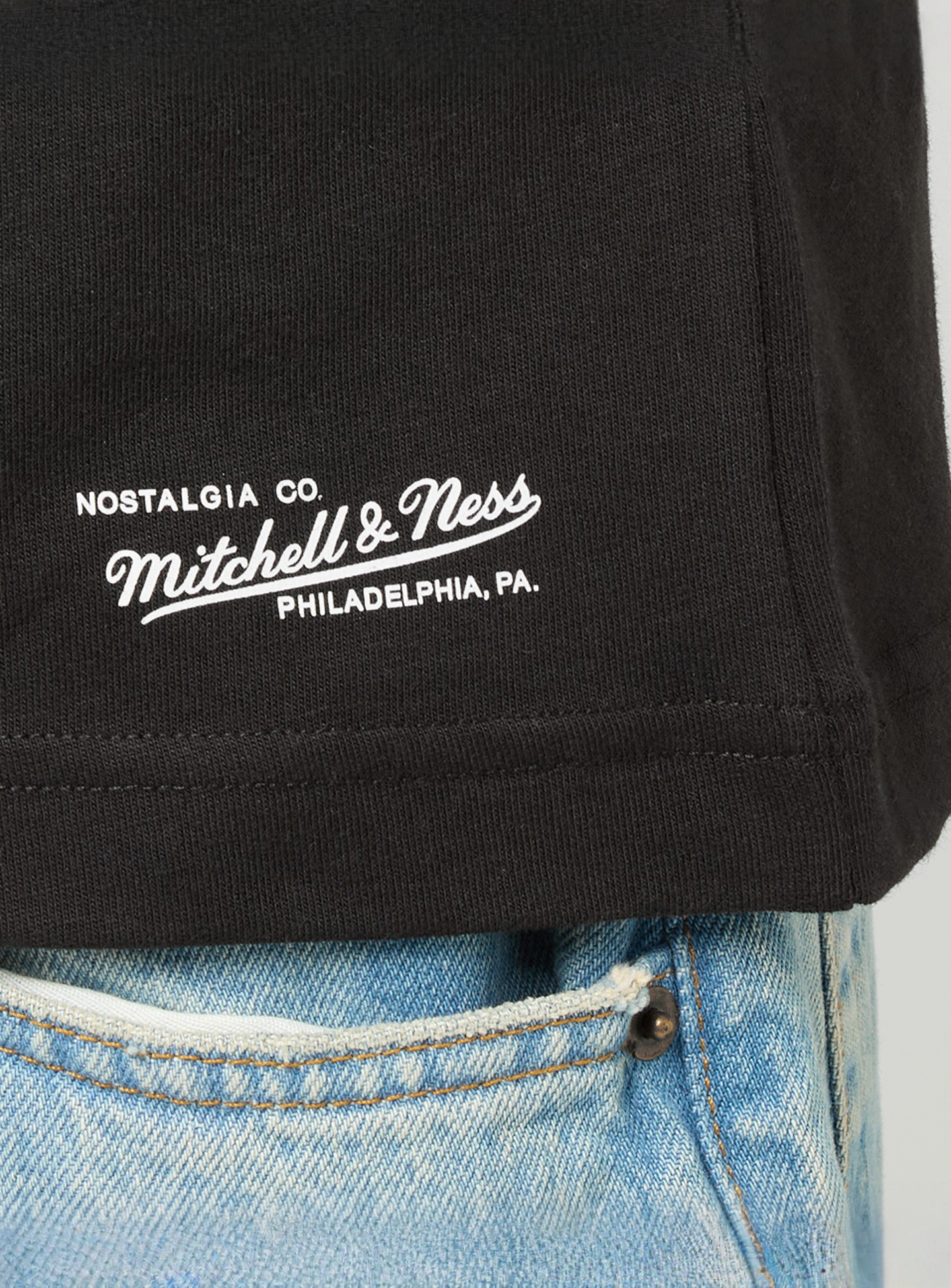Mitchell & Ness, NBPA Real Big Face Tee Stephan Curry, black, Image 4 of 5
