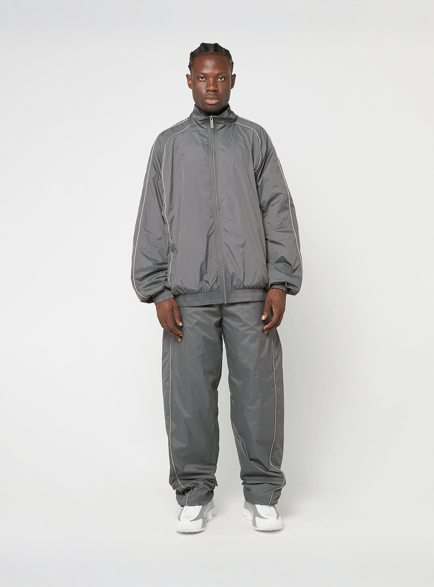 SNIPES, S Cube Essential Track Jacket, grey, Image 5 of 6
