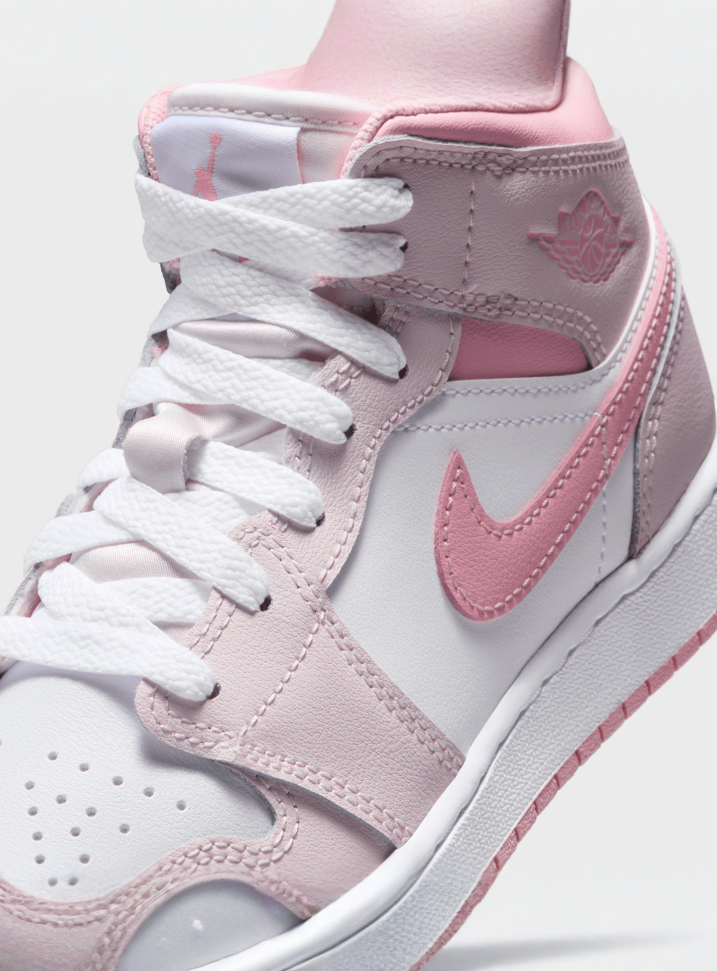 Jordan, Air Jordan 1 Mid (GS), white, Image 7 of 8