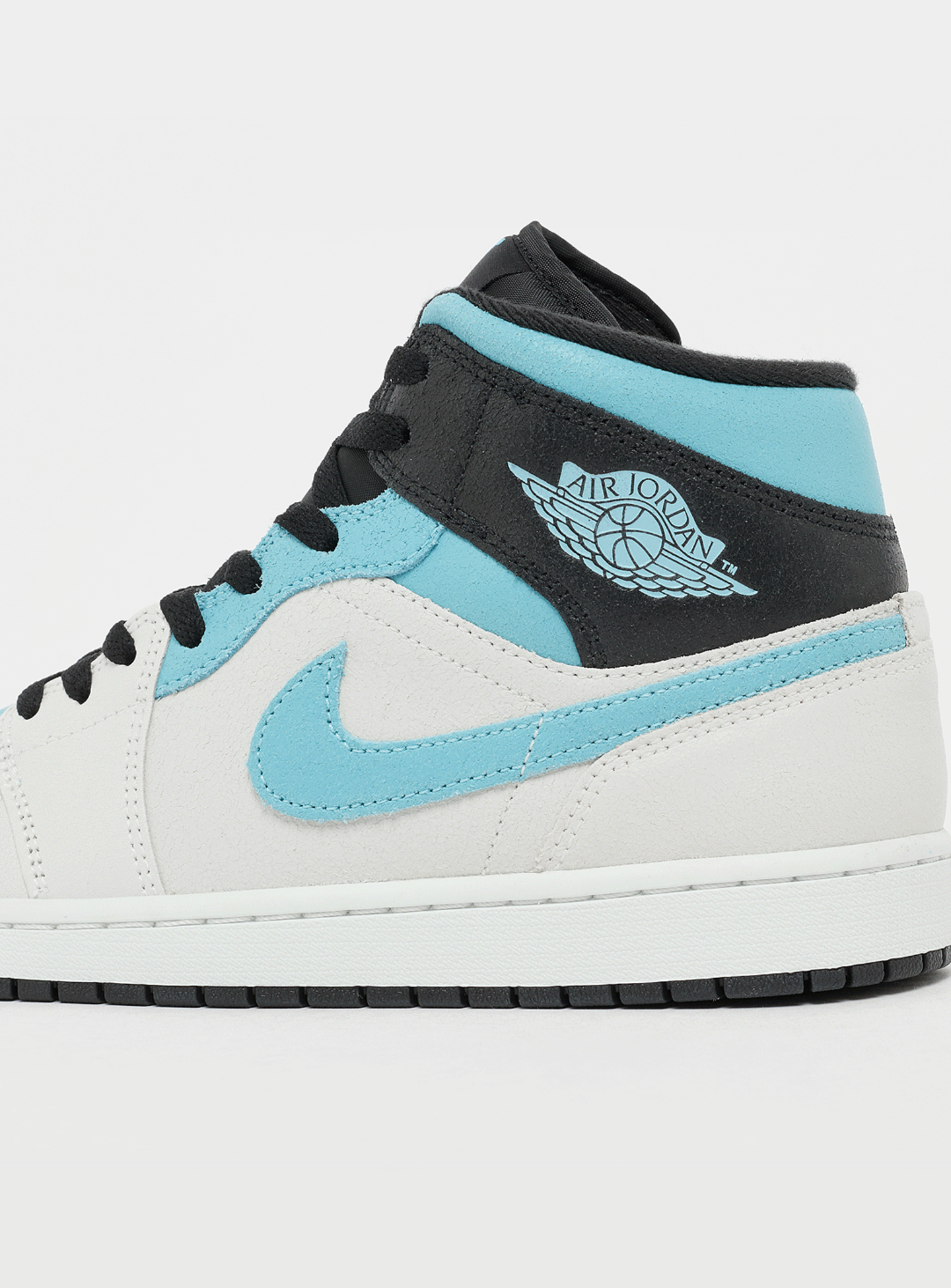 Jordan, Air Jordan 1 Mid SE summit white/blue chill-black, white, Image 7 of 7