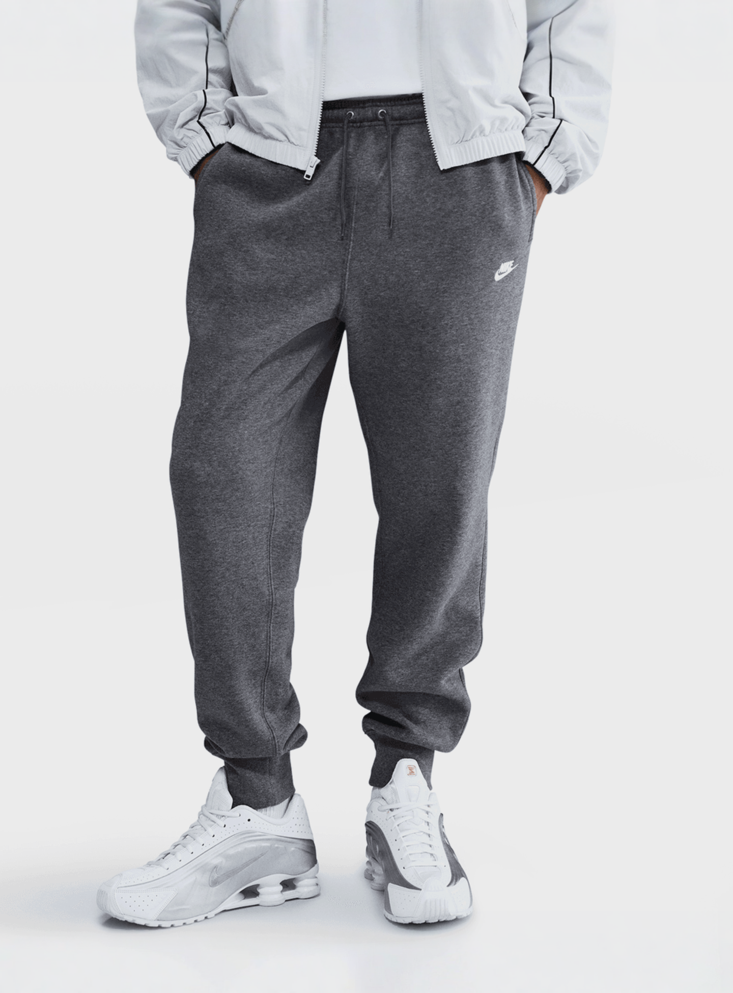 Nike, Club Joggers, grey, Image 1 of 4