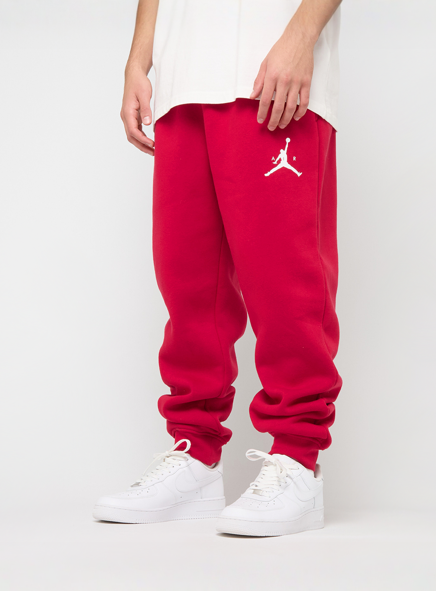 Jordan, Jumpman Fleece Pants, red, Image 1 of 5