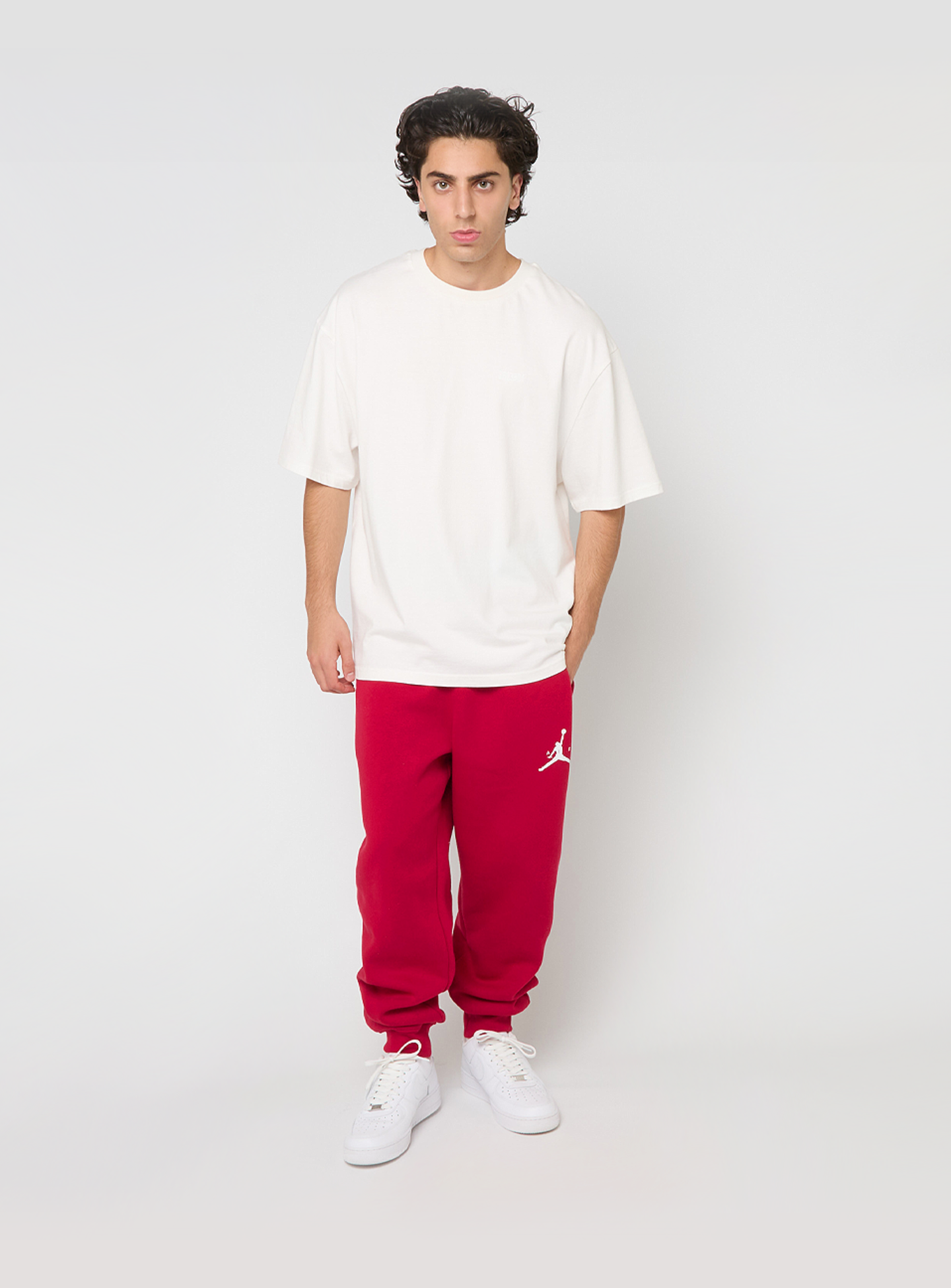 Jordan, Jumpman Fleece Pants, red, Image 5 of 5