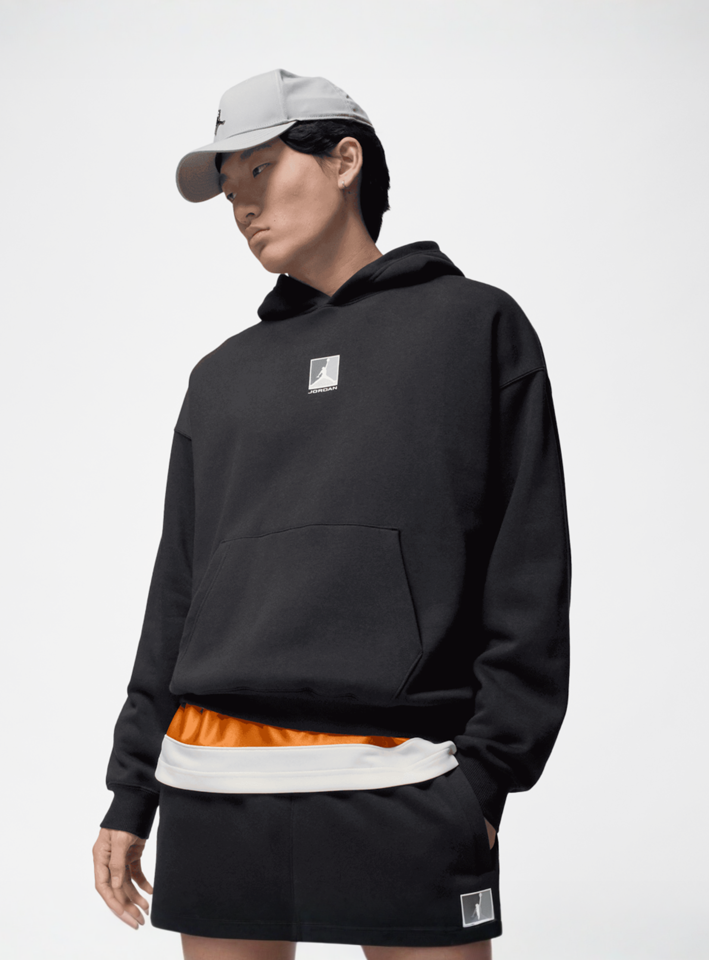 Jordan, Brooklyn Fleece Graphic Hoodie, black, Image 1 of 6