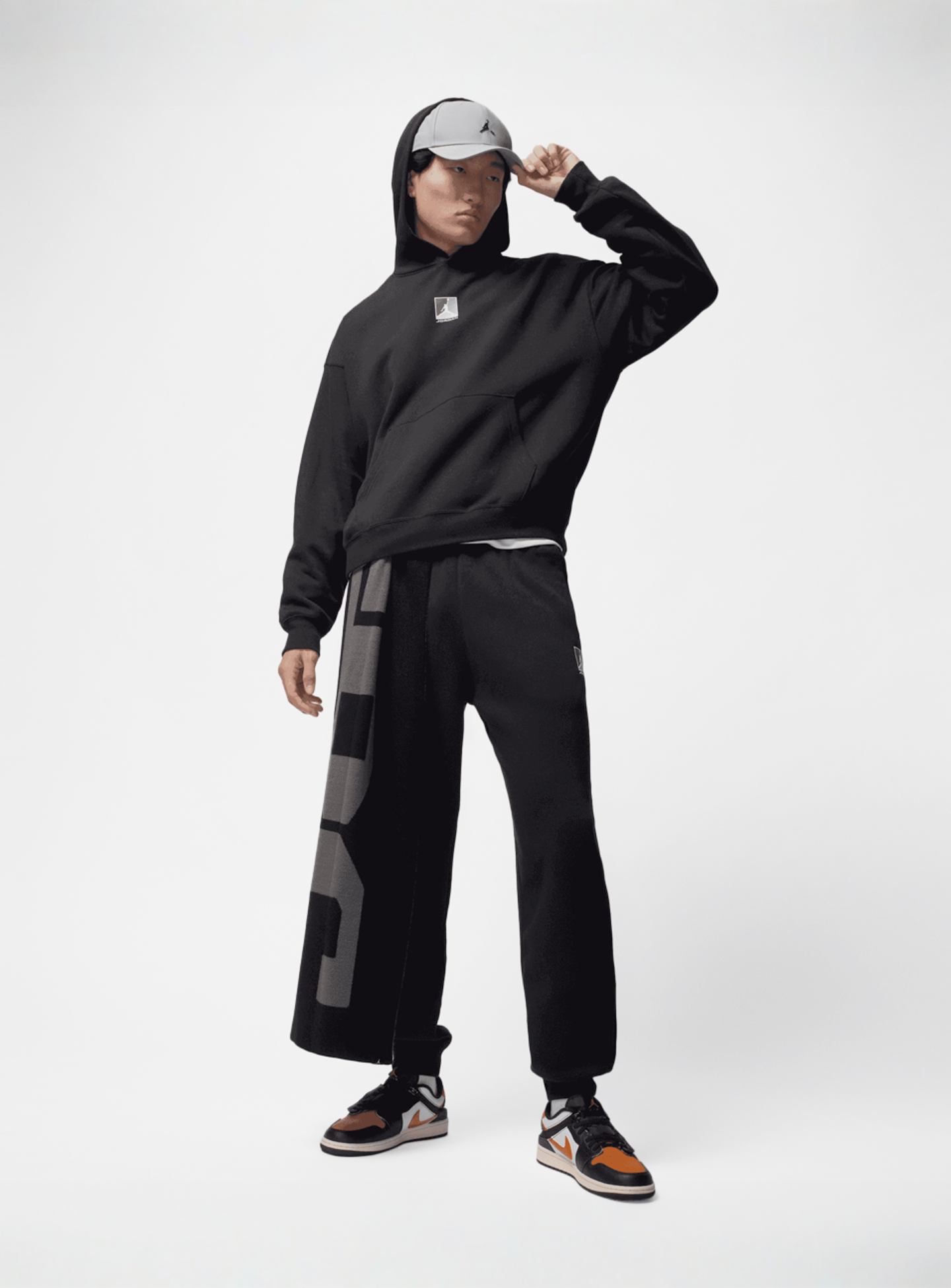 Jordan, Brooklyn Fleece Graphic Hoodie, black, Image 6 of 6