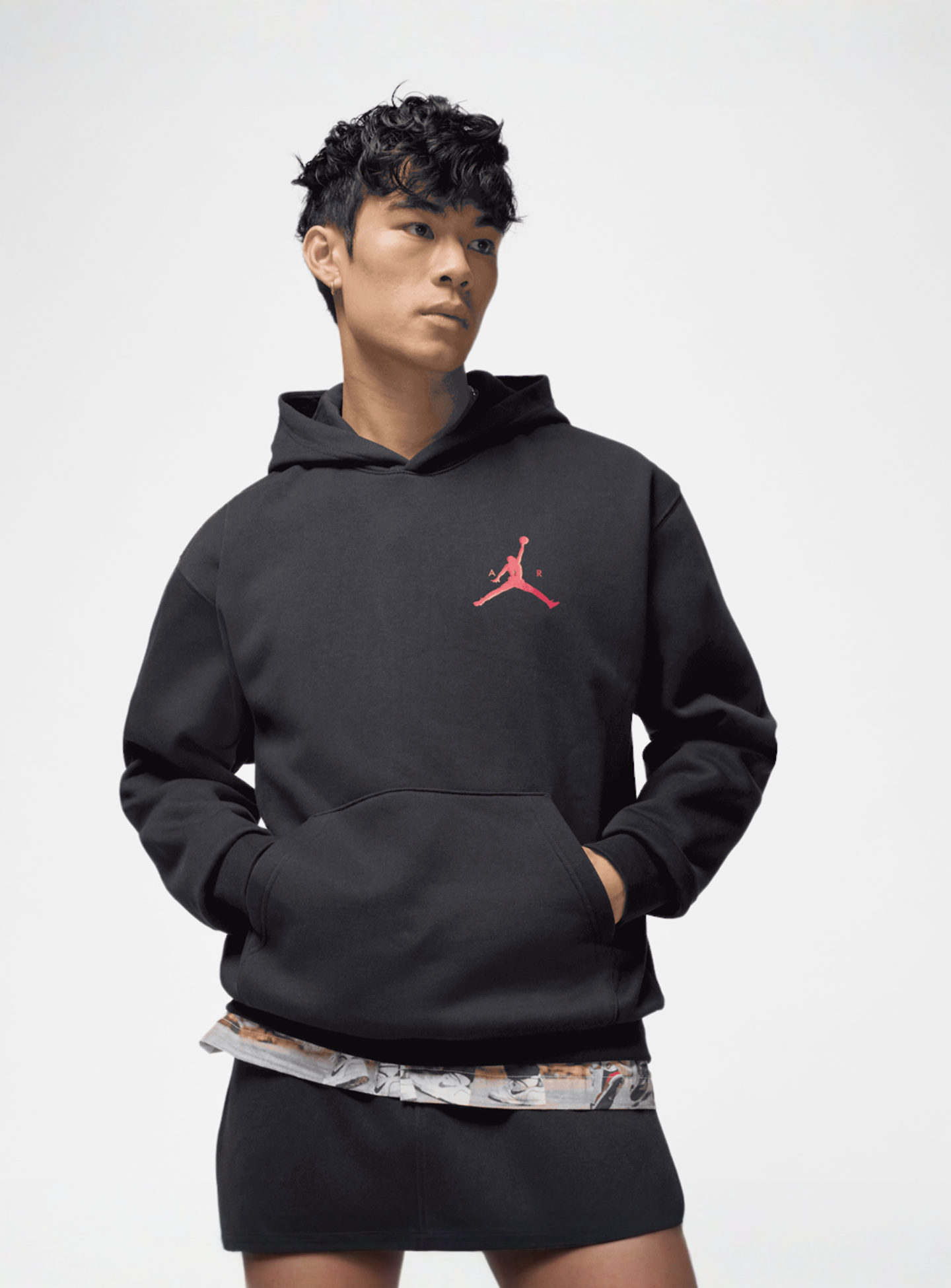 Jordan, Jumpman Fleece Hoodie, black, Image 1 of 6