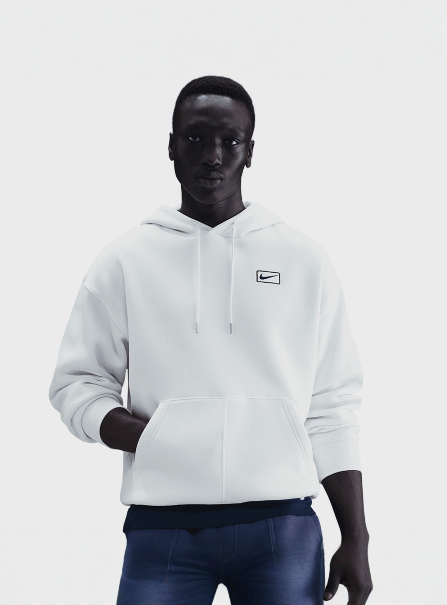 Nike, Sportswear PO Hoodie, white, Image 2 of 5