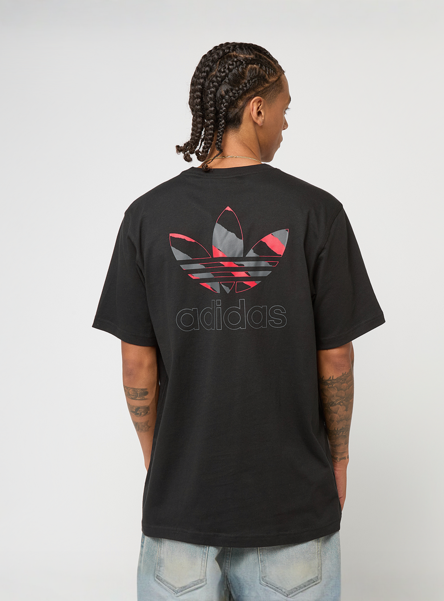 adidas Originals, Back Ripped Cam Tee, black, Image 2 of 5