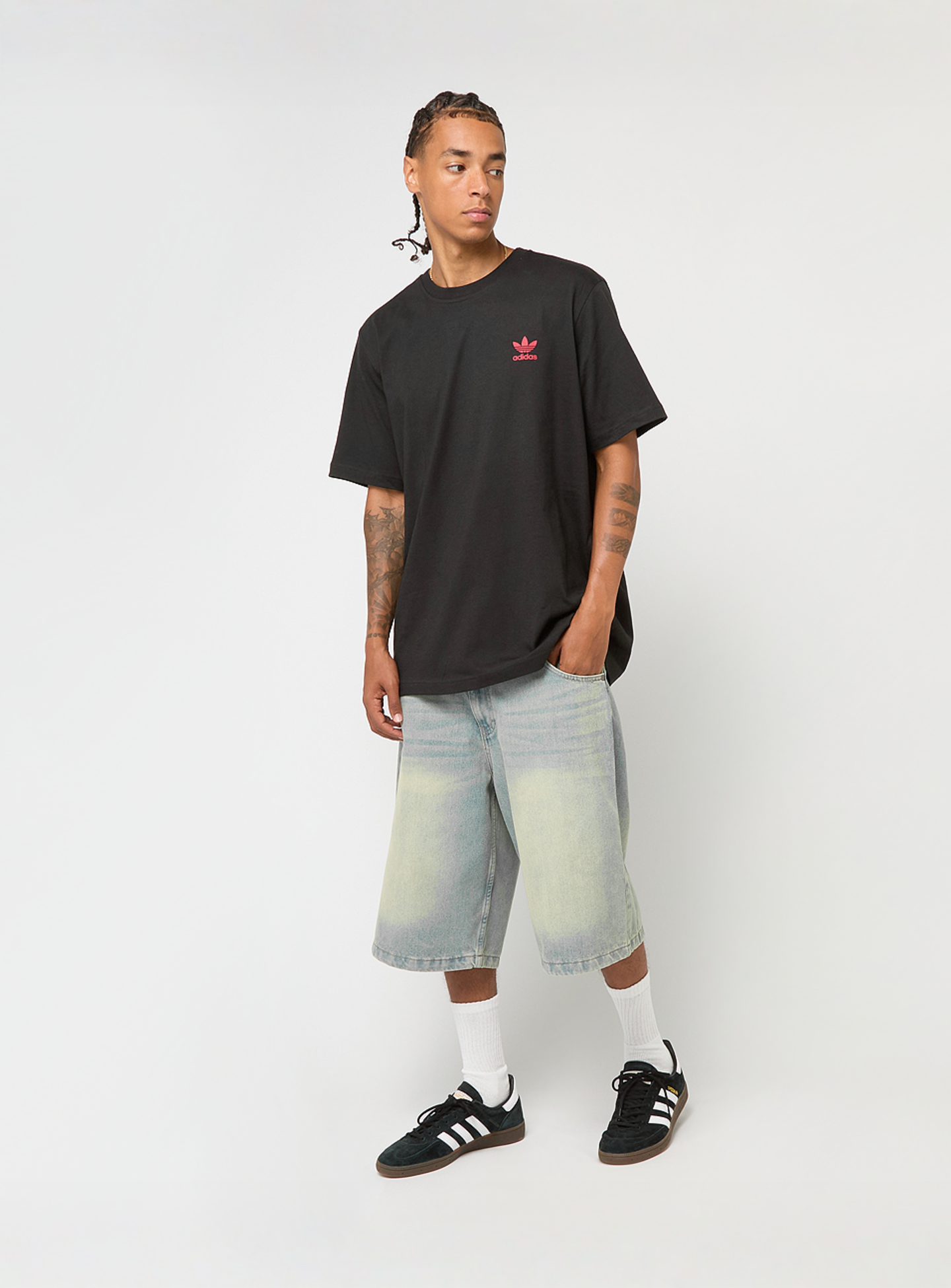adidas Originals, Back Ripped Cam Tee, black, Image 5 of 5
