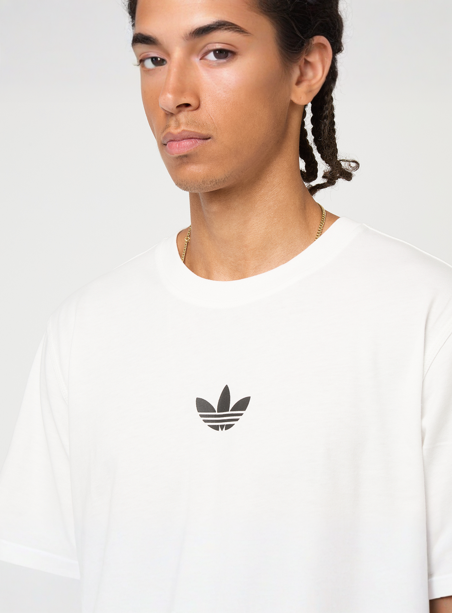 adidas Originals, Floating Trefoil Tee, white, Image 3 of 5