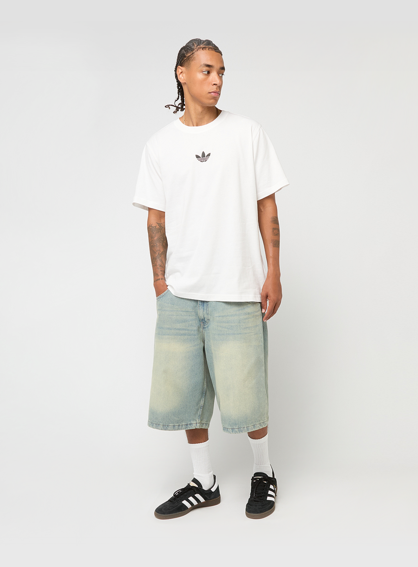 adidas Originals, Floating Trefoil Tee, white, Image 5 of 5