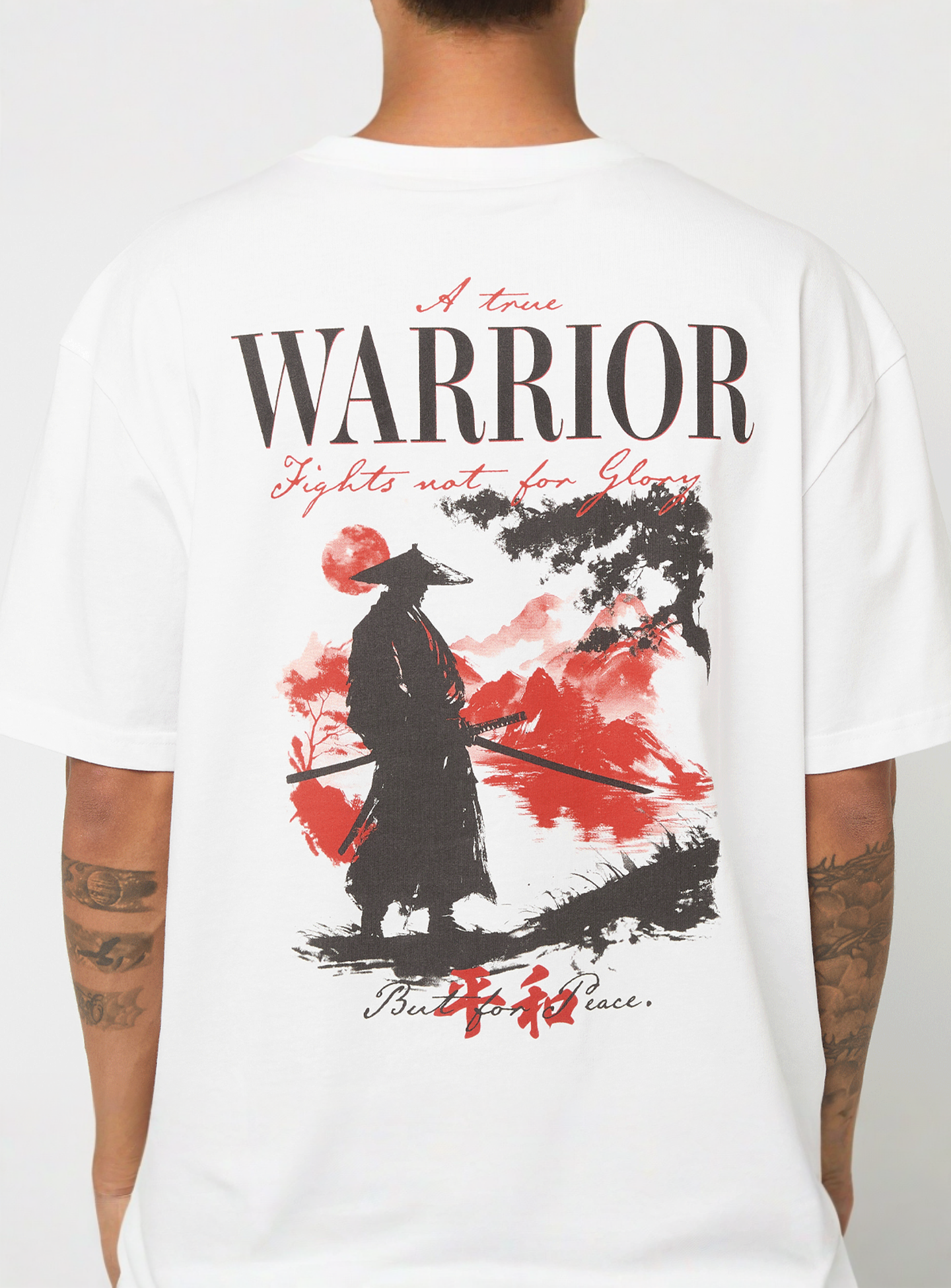 Mister Tee, True Warrior Oversize Tee, white, Image 3 of 4