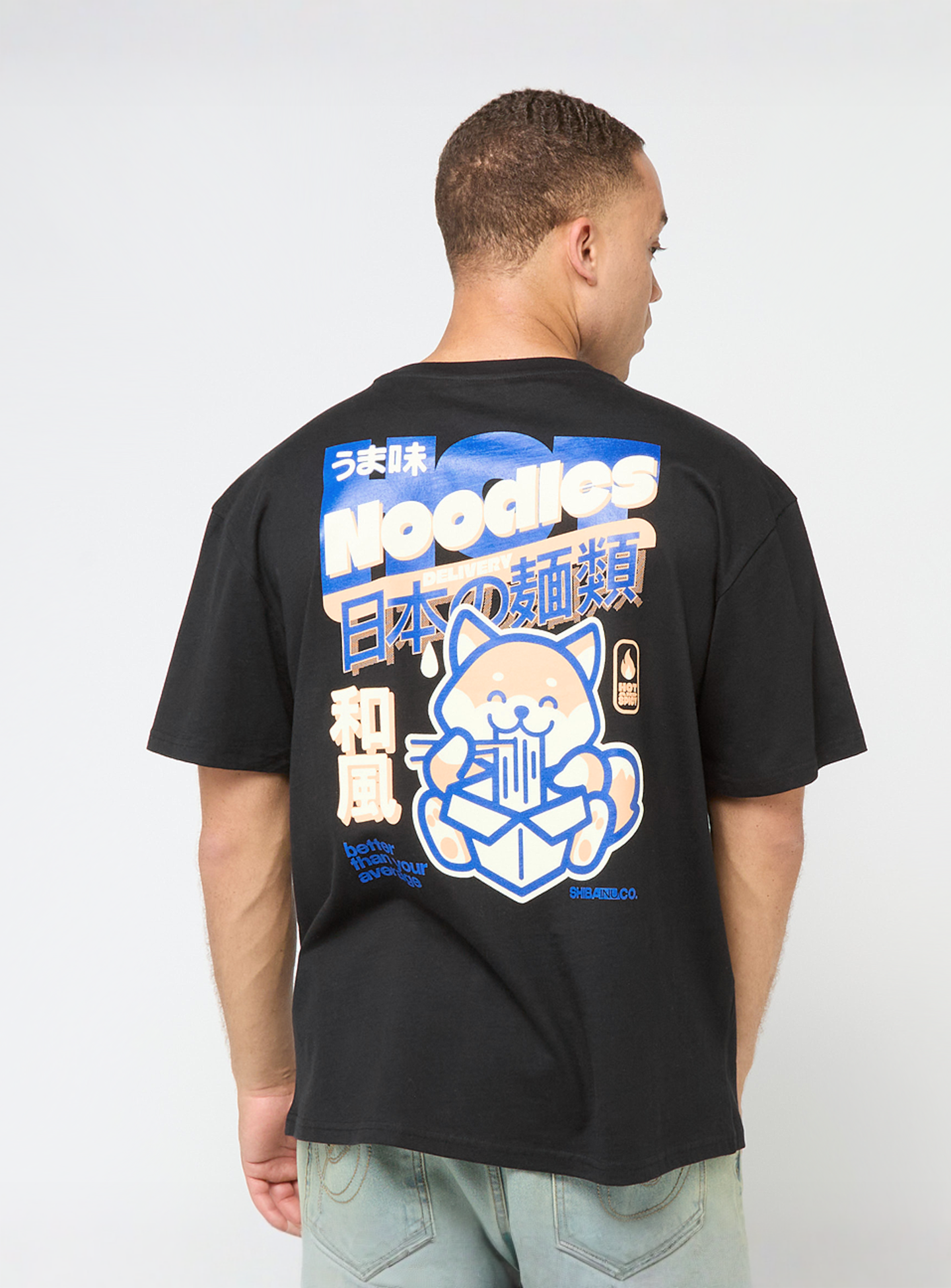 Mister Tee, Yummy Noodles Oversize Tee, black, Image 1 of 5