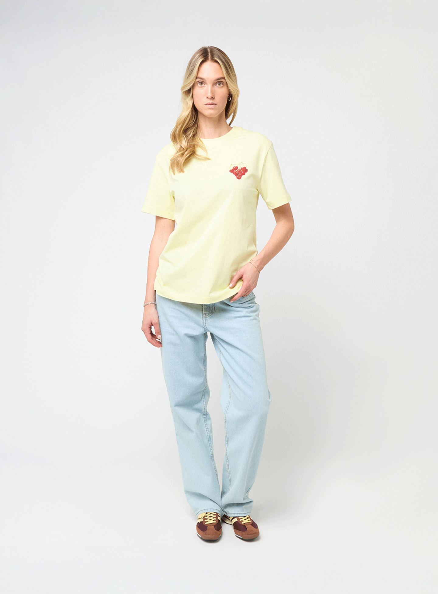Miss Tee, Cherrie Lovers Tee, yellow, Image 4 of 4
