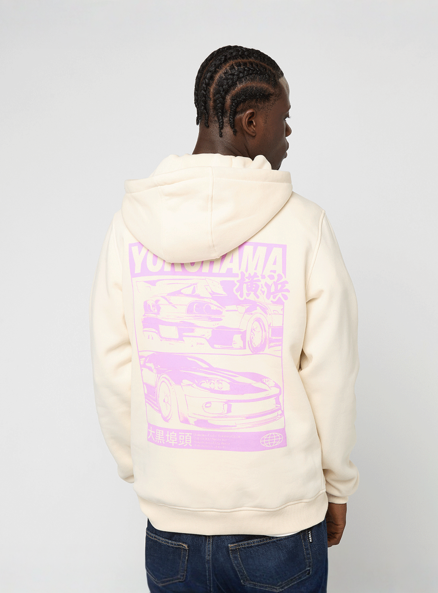 Mister Tee, Yokohama Race Hoody, beige, Image 1 of 5