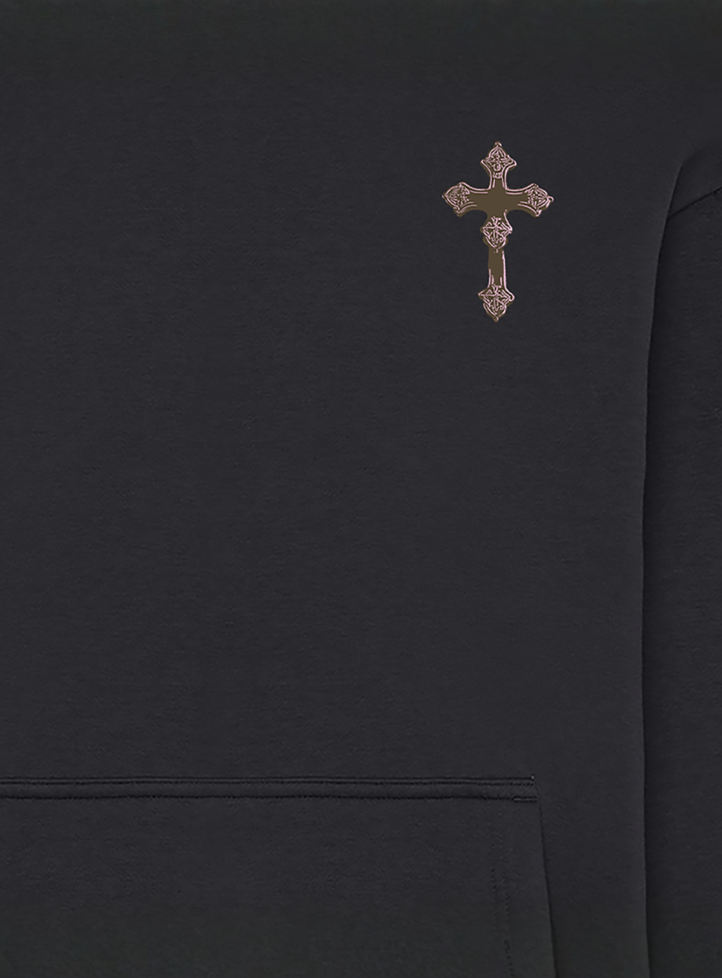 Mister Tee, Heavenly Prayers Fluffy Hoody black, black, Image 3 of 4