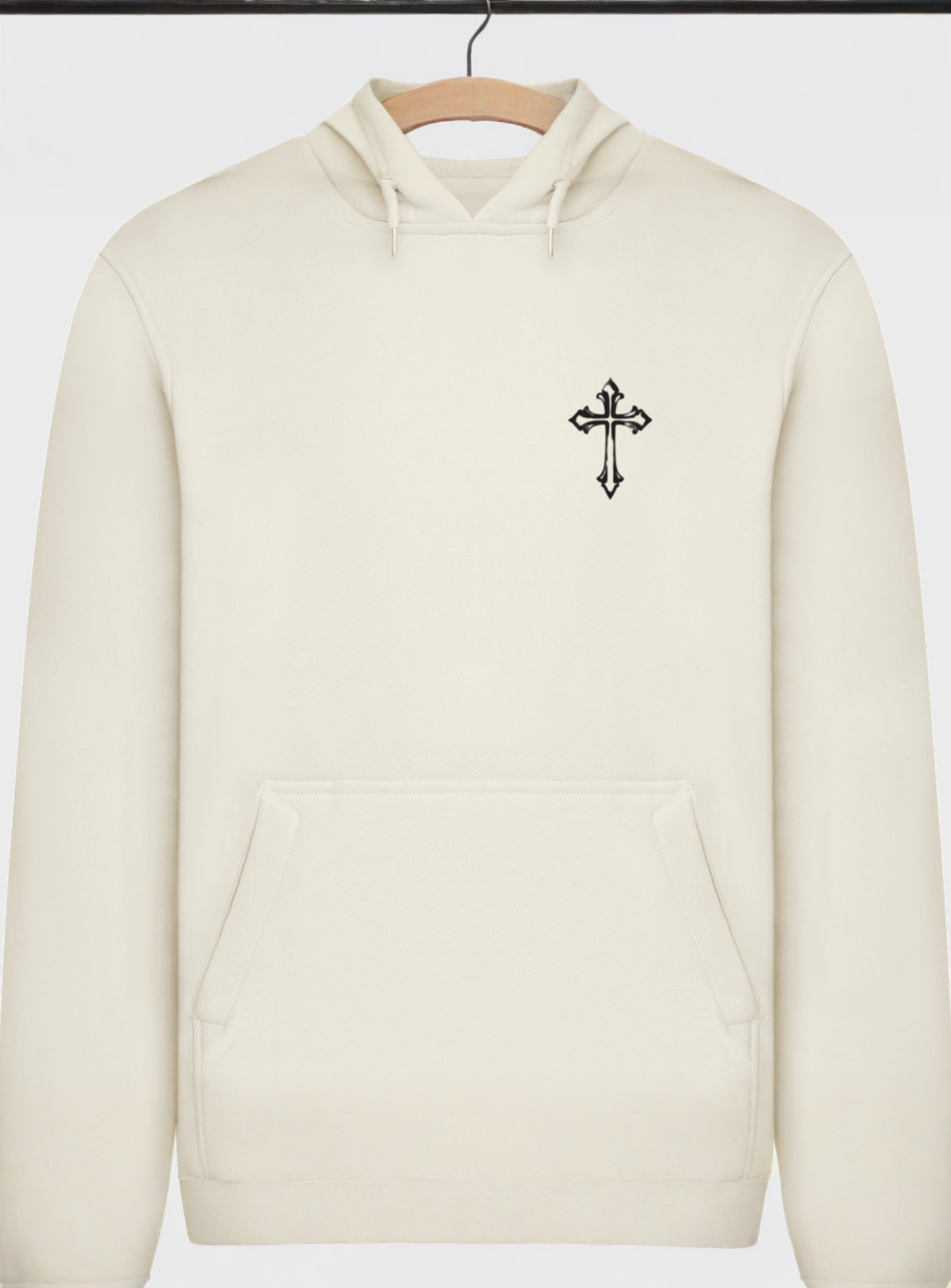 Mister Tee, Holy Cross Hoody, beige, Image 3 of 4